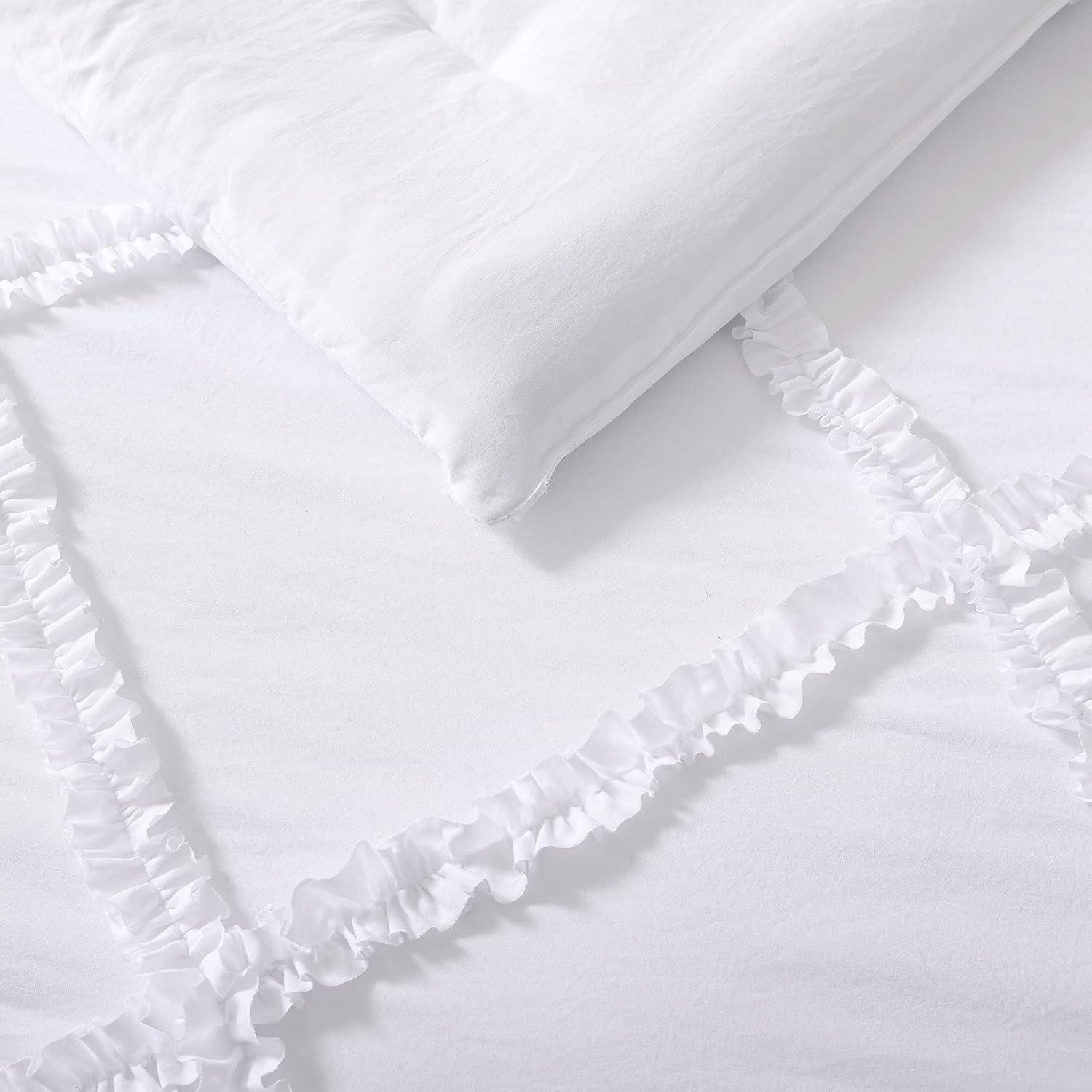 Laura Ashley Norah Comforter Bedding Set White