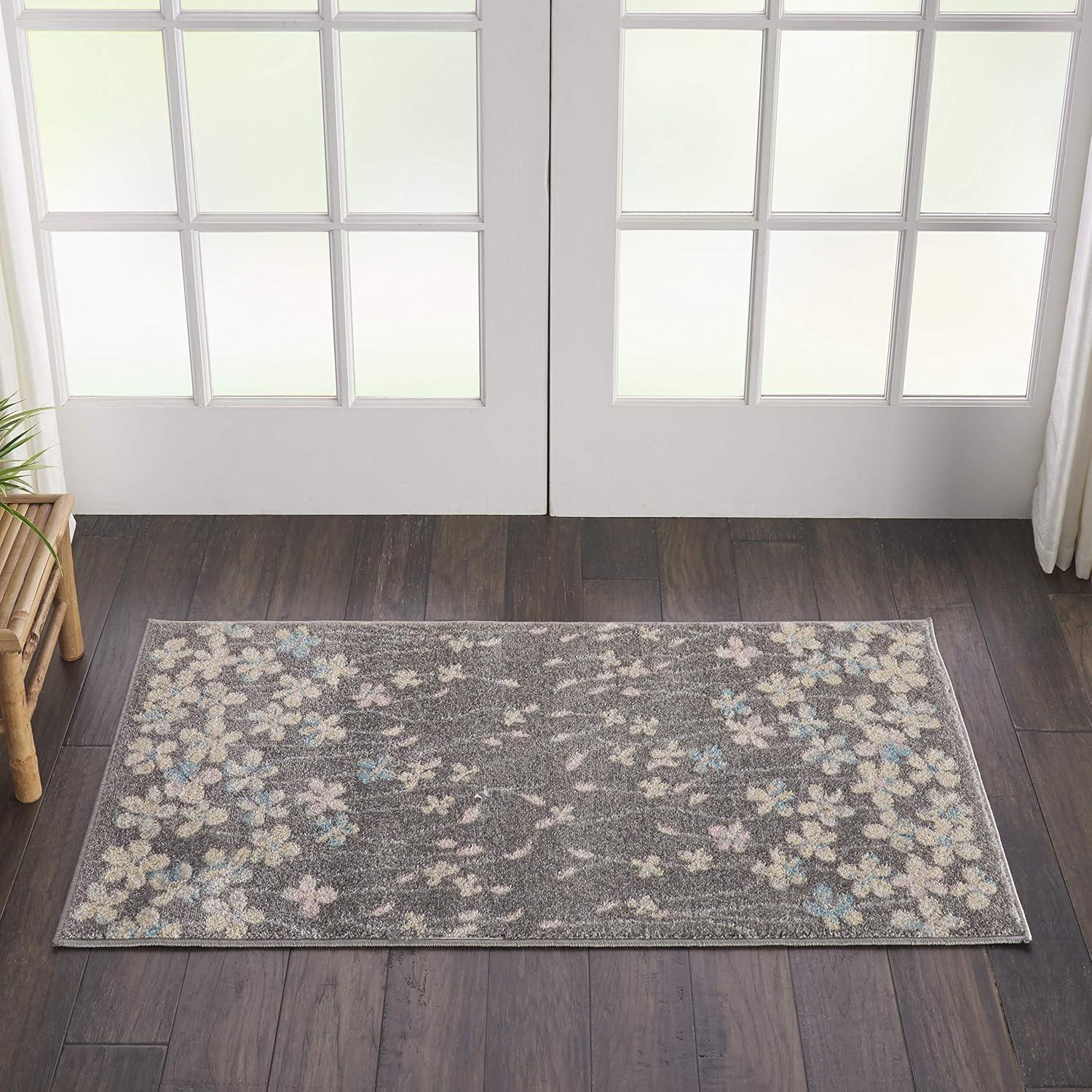 Nourison Tranquil Bohemian Botanical Bloom Area Rug