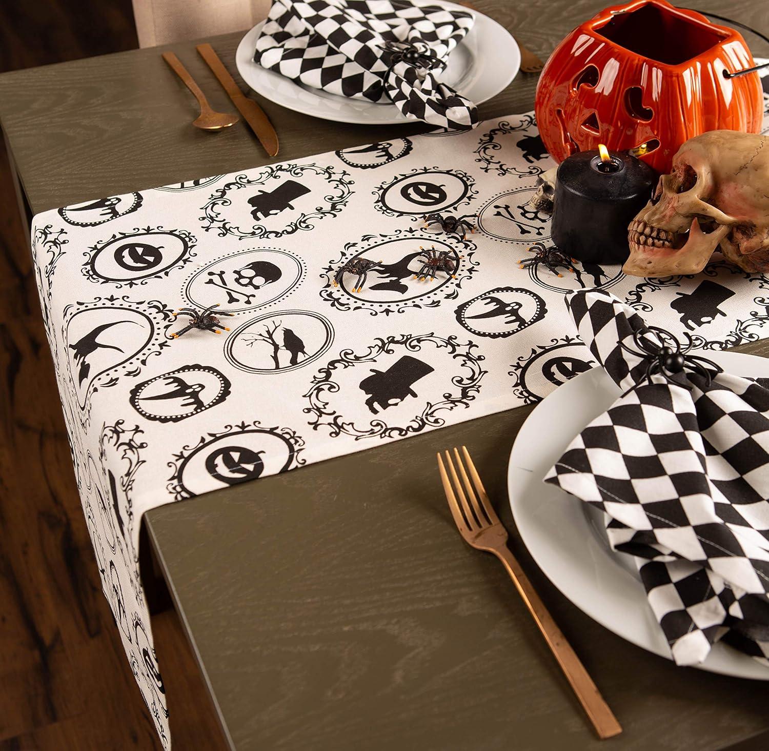 The Holiday Aisle® Turnbow Halloween Portrait Table Runner