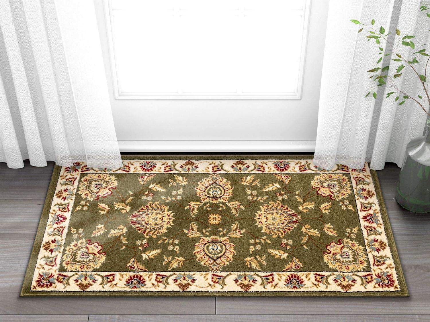 Well Woven Timeless Abbasi Oriental Persian Green 5'3" x 7'3" Area Rug