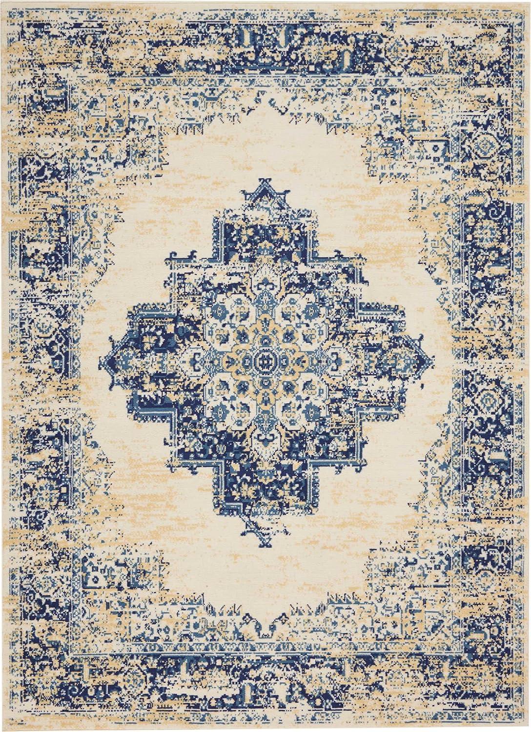 Nourison Grafix Center Medallion Area Rug