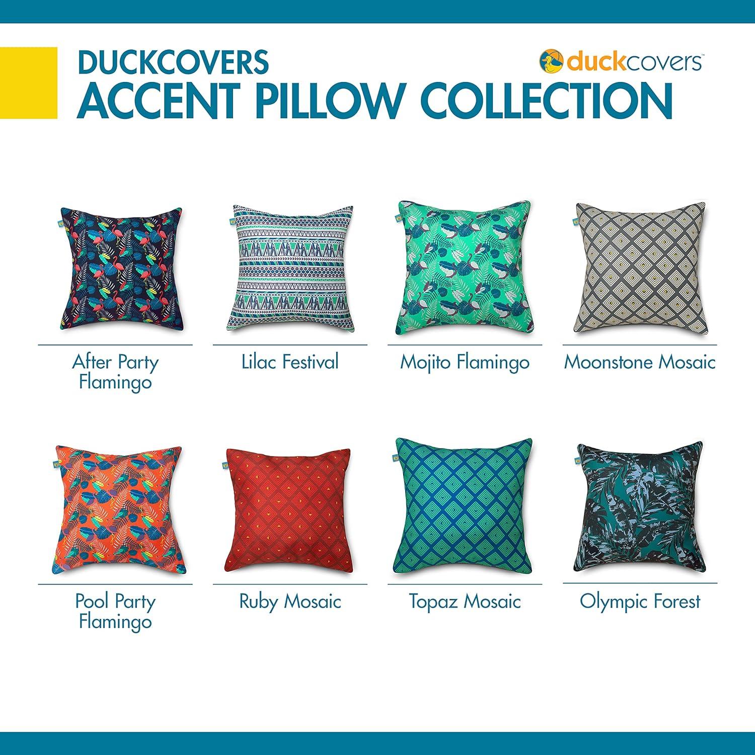 Duck Covers Floral Indoor/Outdoor Throw Pillow (Set of 2)