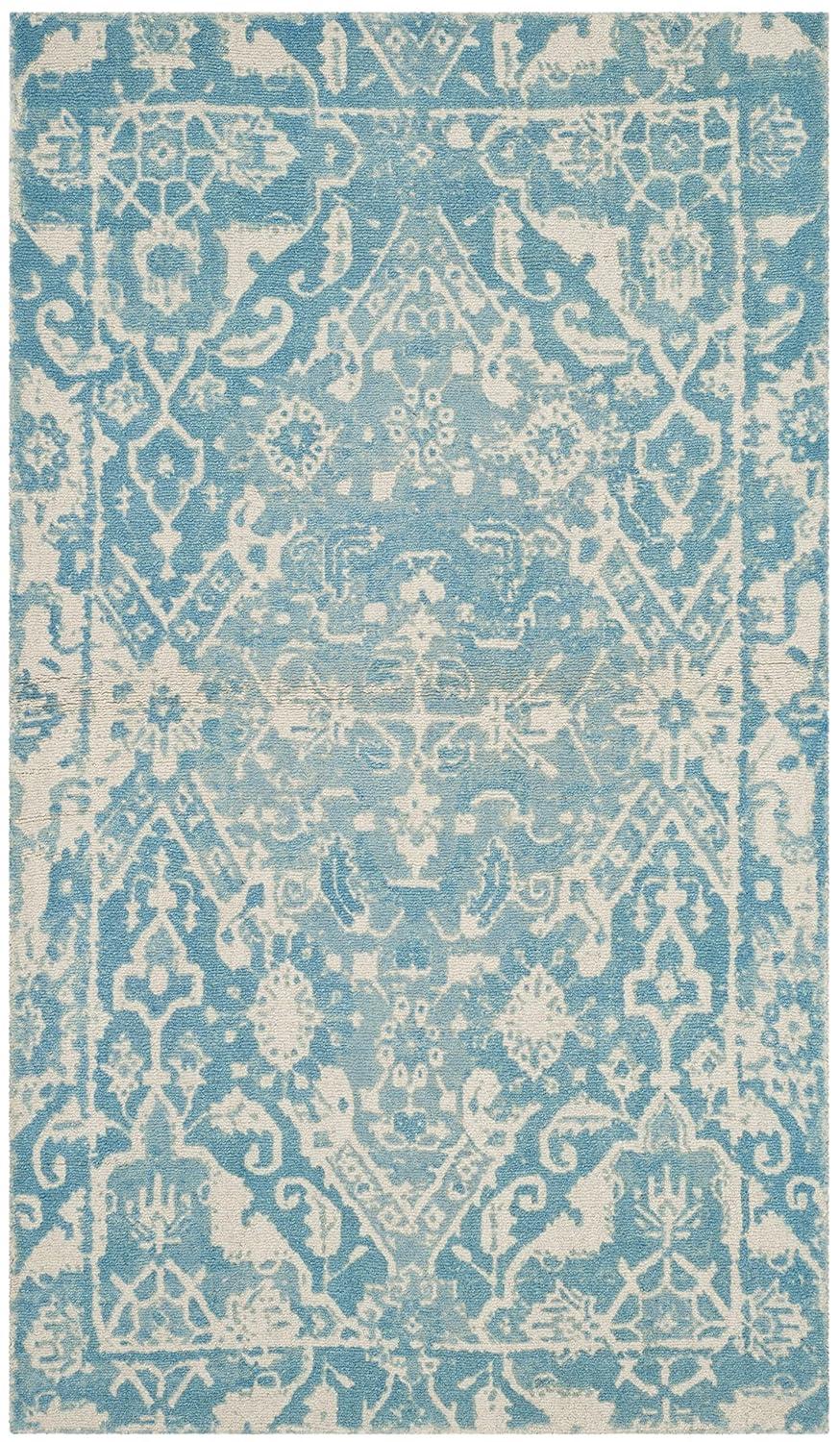 Restoration Vintage Hand Tufted Wool Oriental Rug