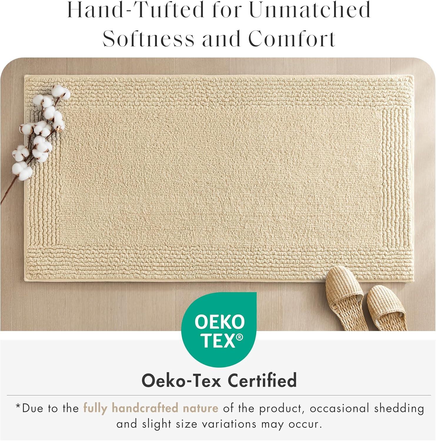 Madison Park Signature Splendor 100% Cotton Tufted 3000 GSM Reversible Bath Rug