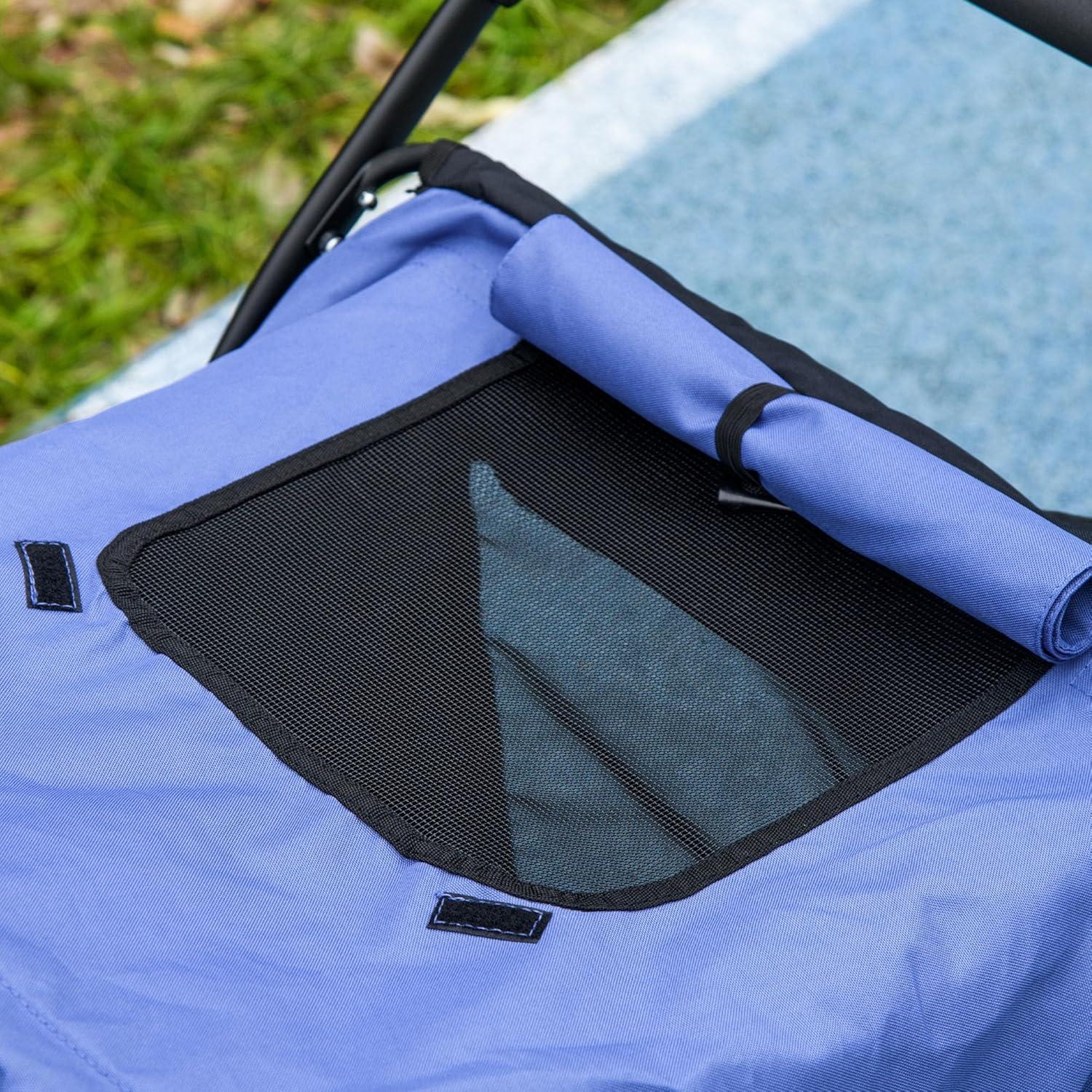 Pet Stroller for Medium and Large Dogs and Cats,Easy Fold Dog Stroller with Storage Bags,for Outdoor