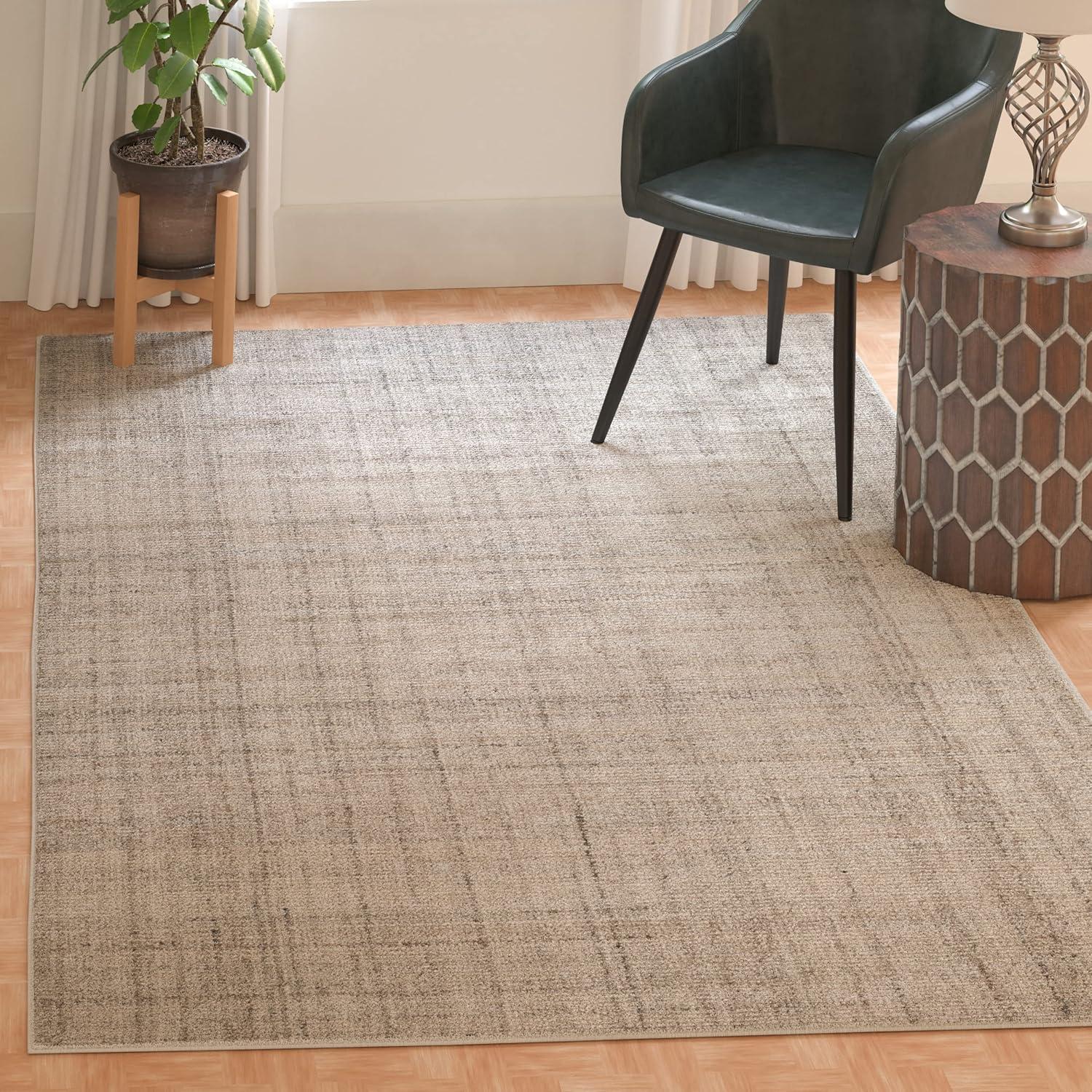 Abstract ABT141 Handmade Indoor Accent Rug - Light Grey - 3'x5' - Safavieh