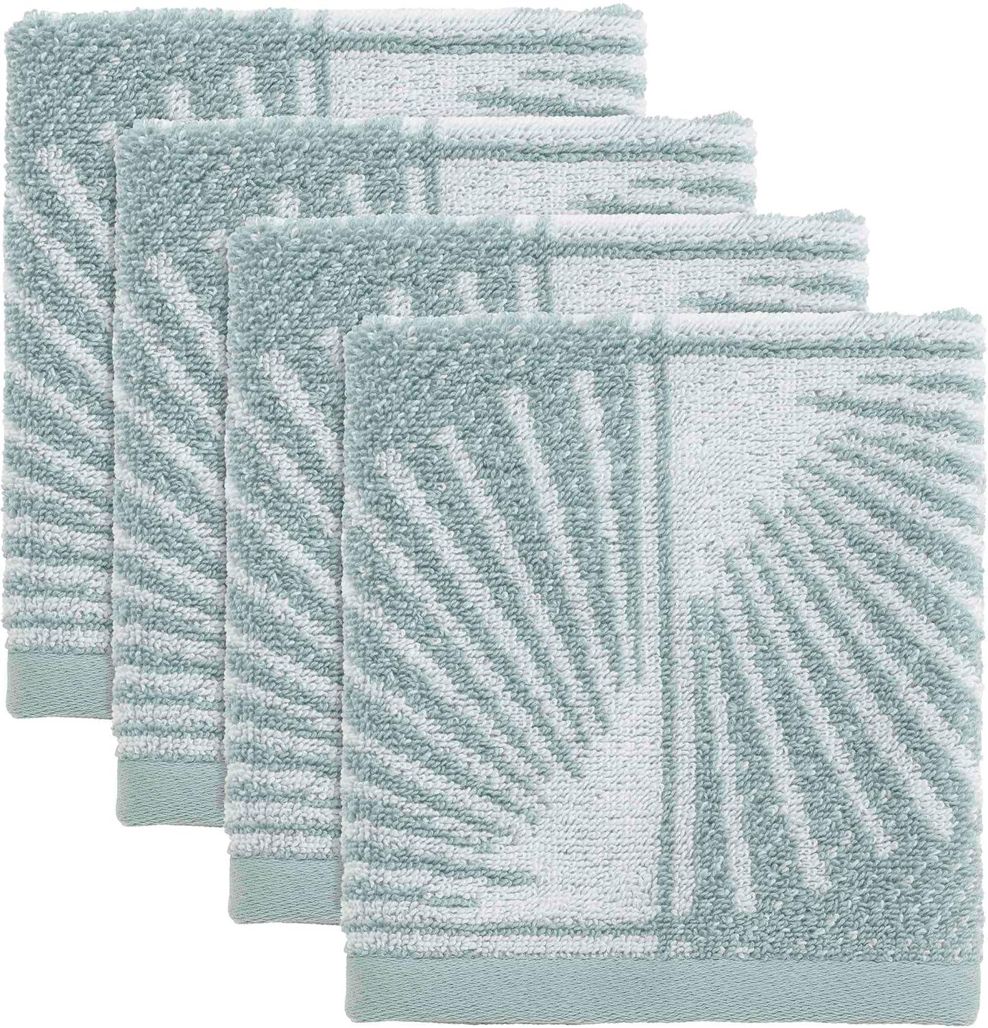 Nicole Miller Kendall Cotton Honeycomb / Waffle Bath Towels (Set of 4)