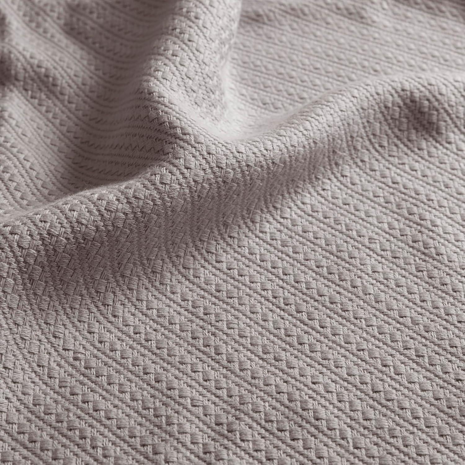 Bed Blanket Liquid Cotton Twin Gray