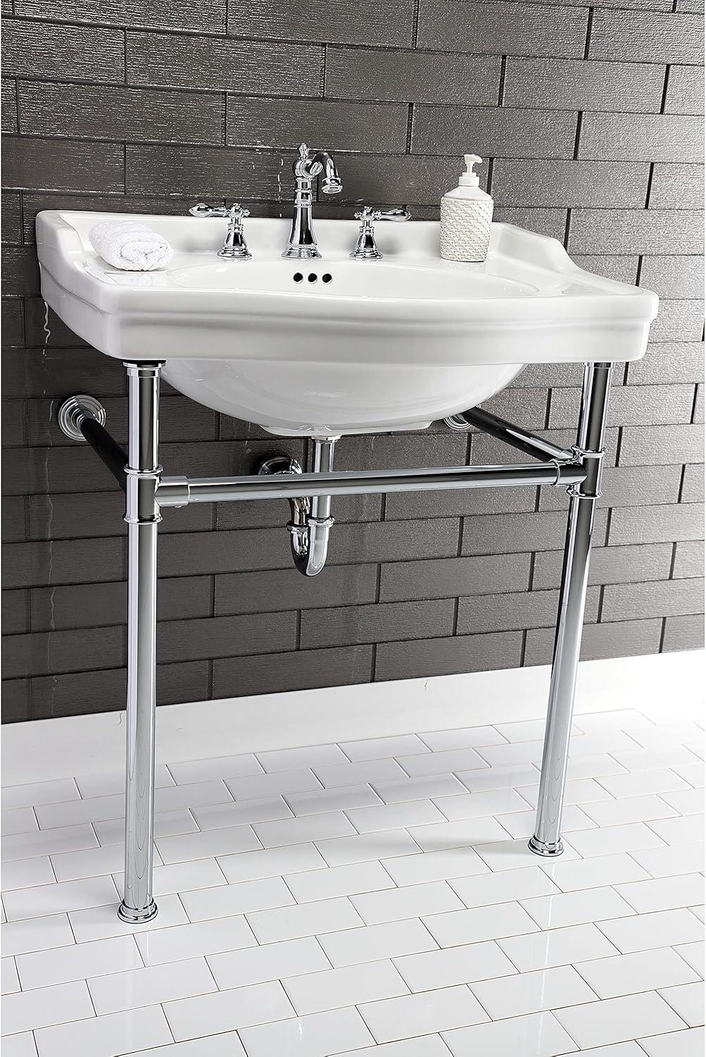 Kingston Brass Kingston Brass Fauceture Stainless Steel Console Sink Legs