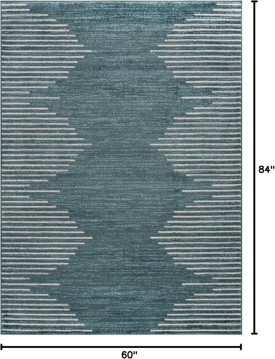 World Rug Gallery Bohemian Stripe Area Rug