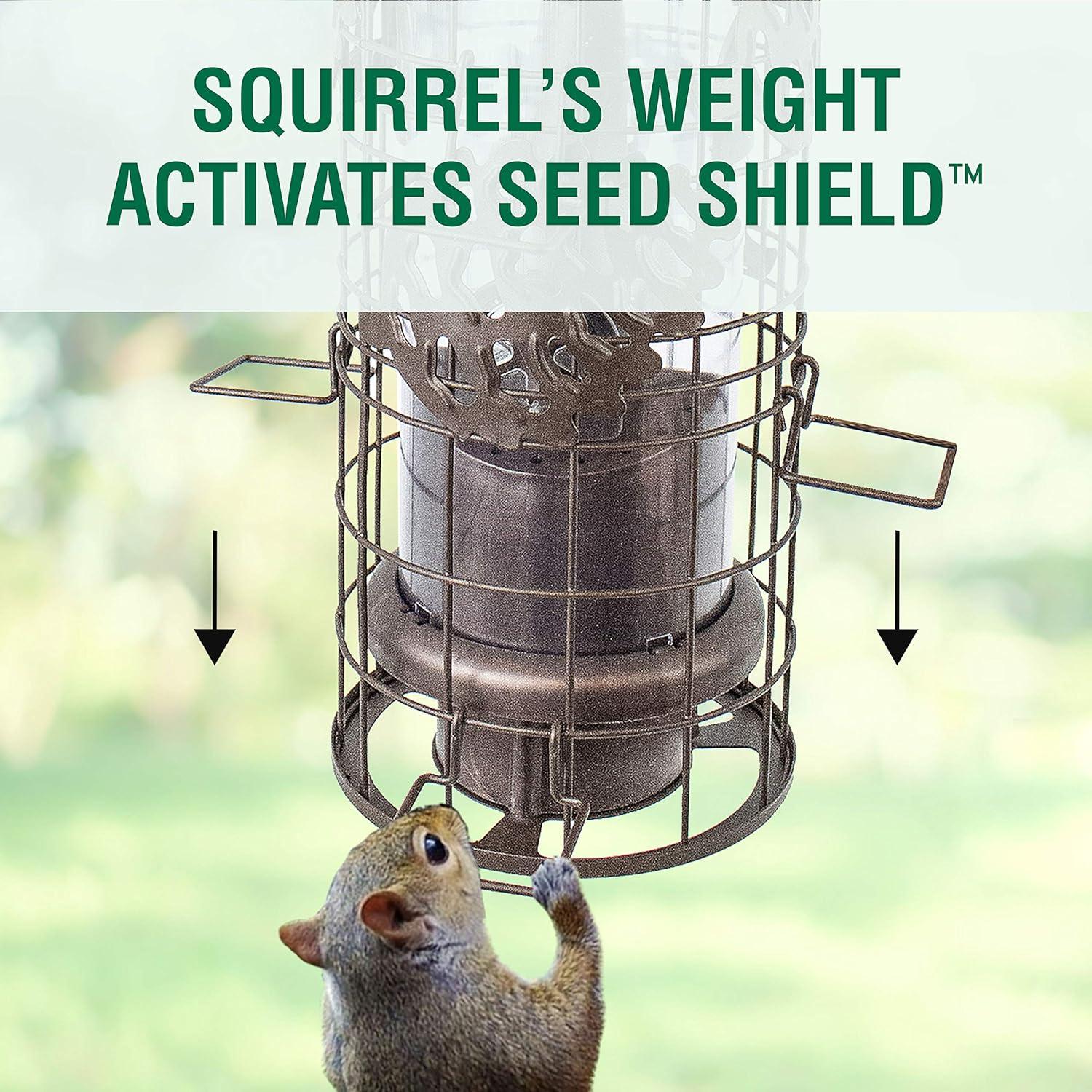 Perky-Pet Squirrel-Be-Gone Max Pinecone Bird Feeder Mesh Hanging Squirrel-Resistant Tube Bird feeder - 1.75-lb