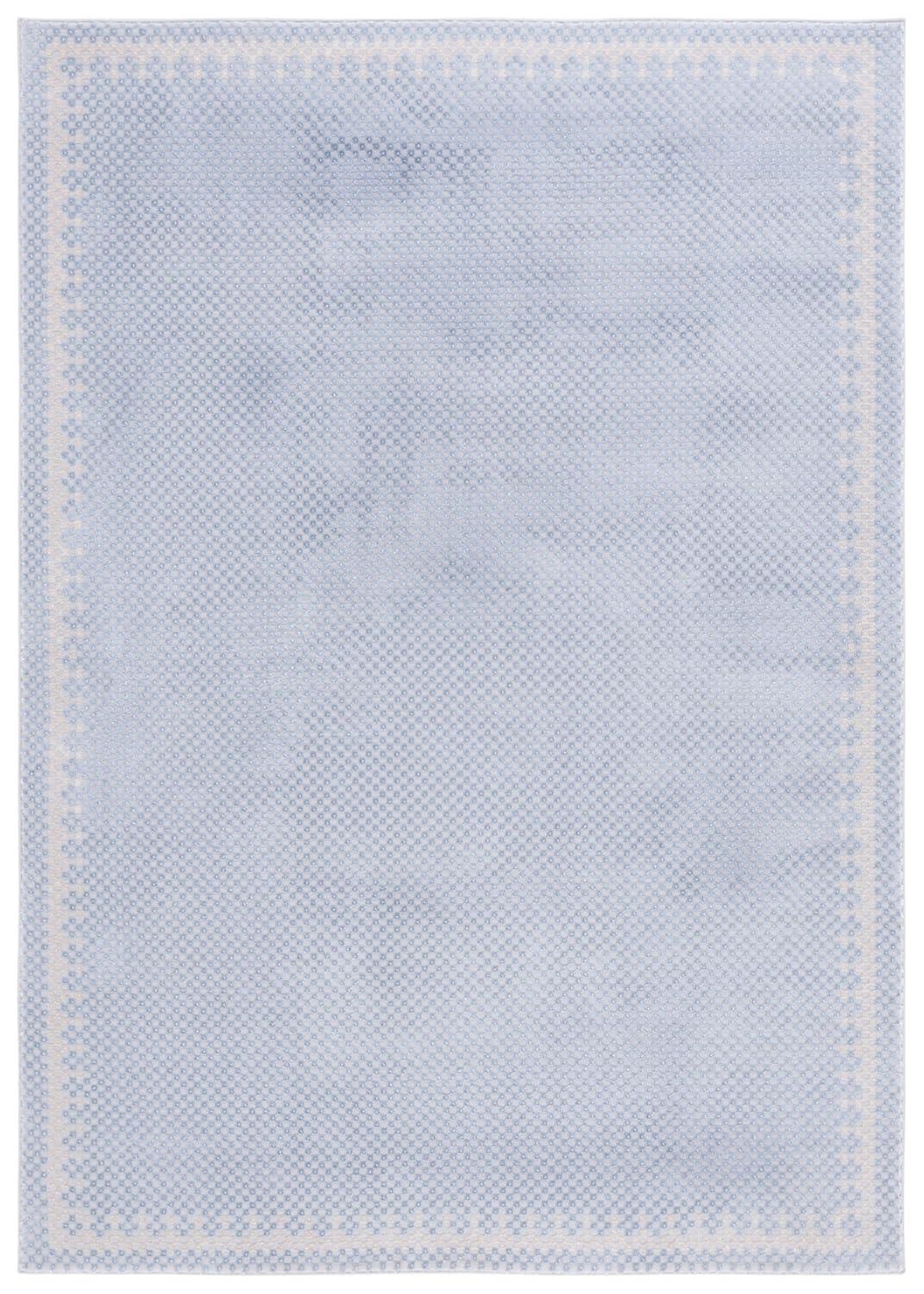 SAFAVIEH Continental Ermintrude Distressed Area Rug, Blue/Beige, 6'7" x 9'