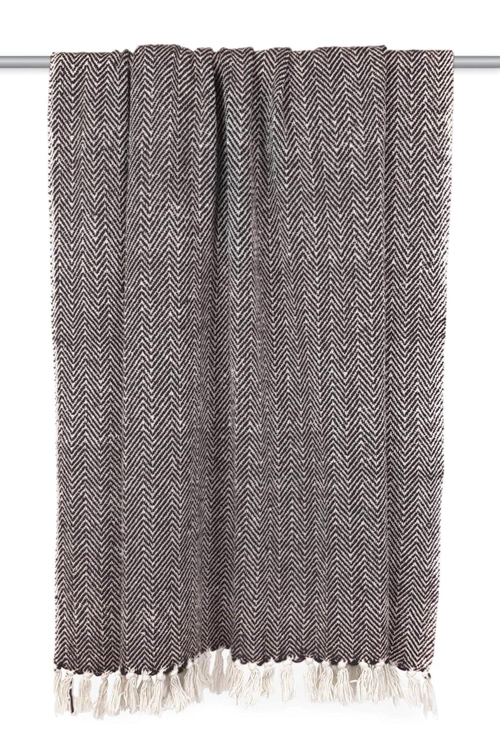 Design Imports Hand Woven Throw Blanket