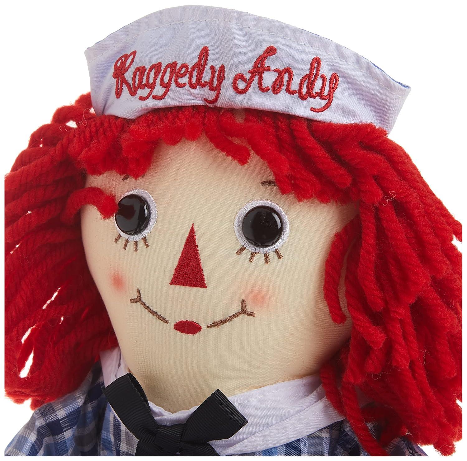 Aurora World Raggedy Andy Classic Doll, 16 Inches, Stuffed Doll