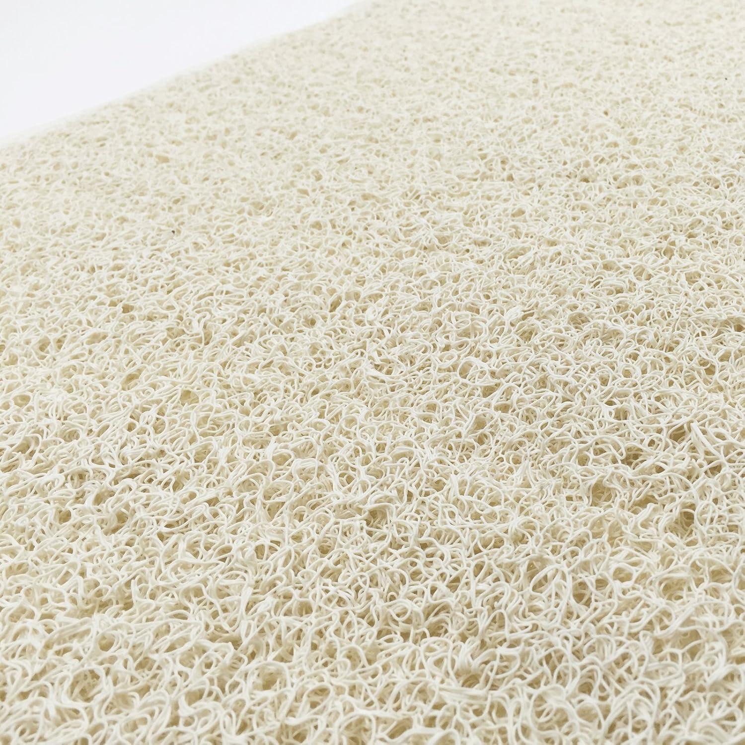 HUJI  Slip-Resistant Loofah Shower Mat
