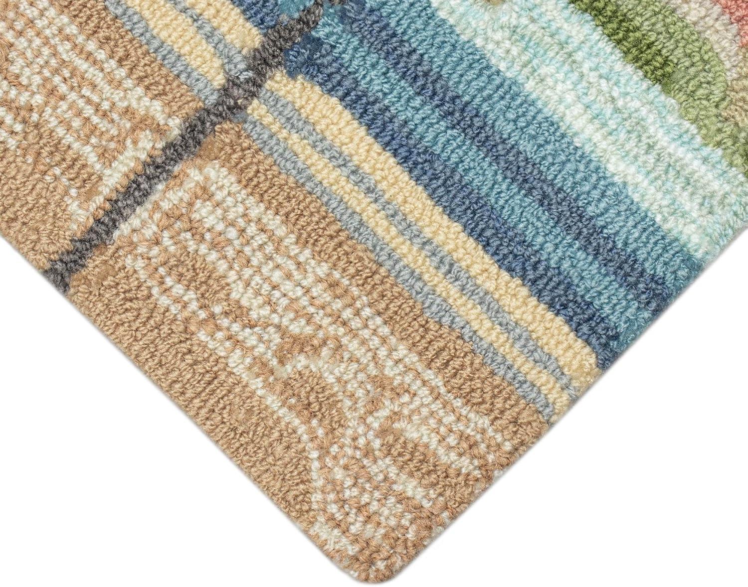 Liora Manne Frontporch Anchor Indoor/Outdoor Rug Navy 2' x 3'