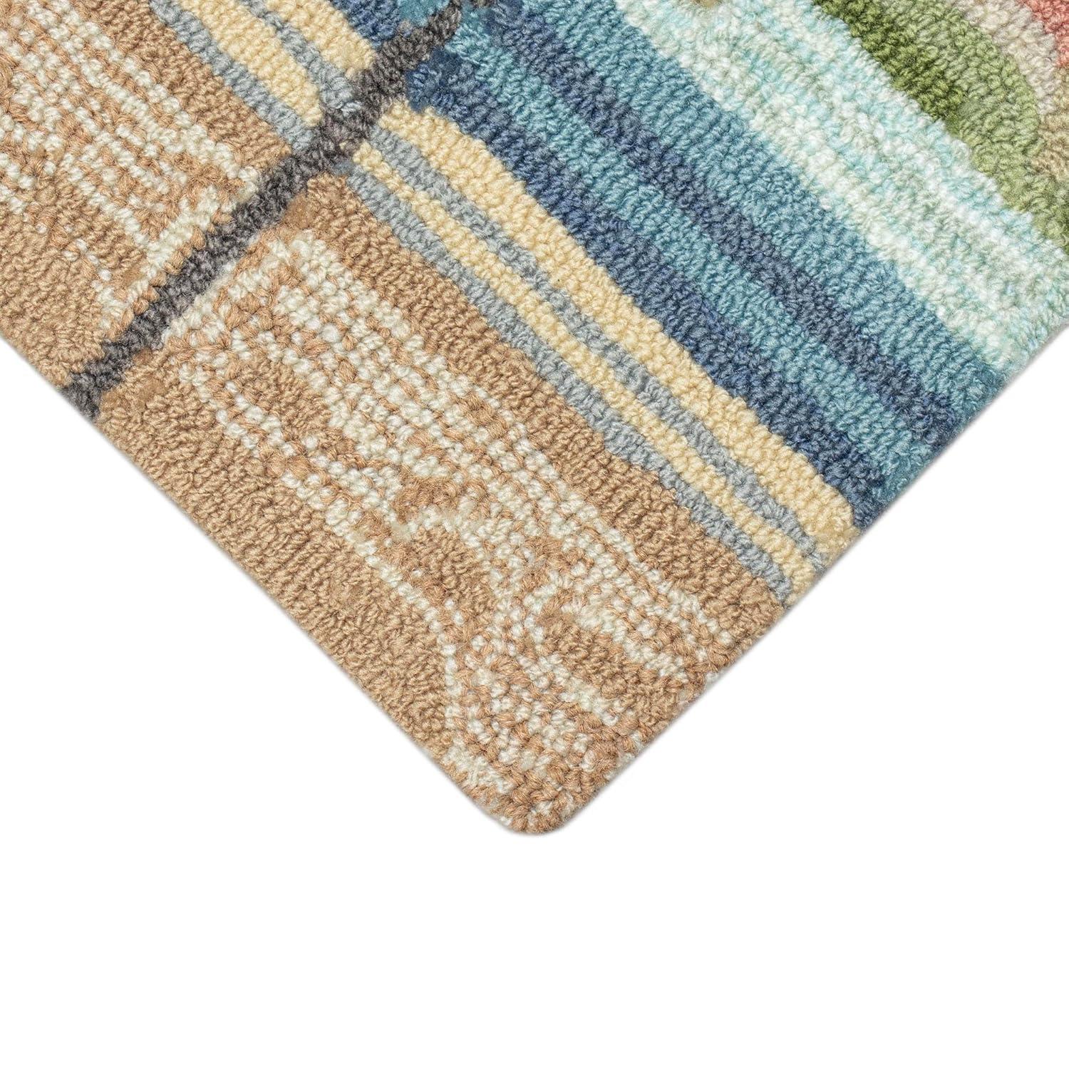 Liora Manne Frontporch Anchor Indoor/Outdoor Rug Navy 2' x 3'