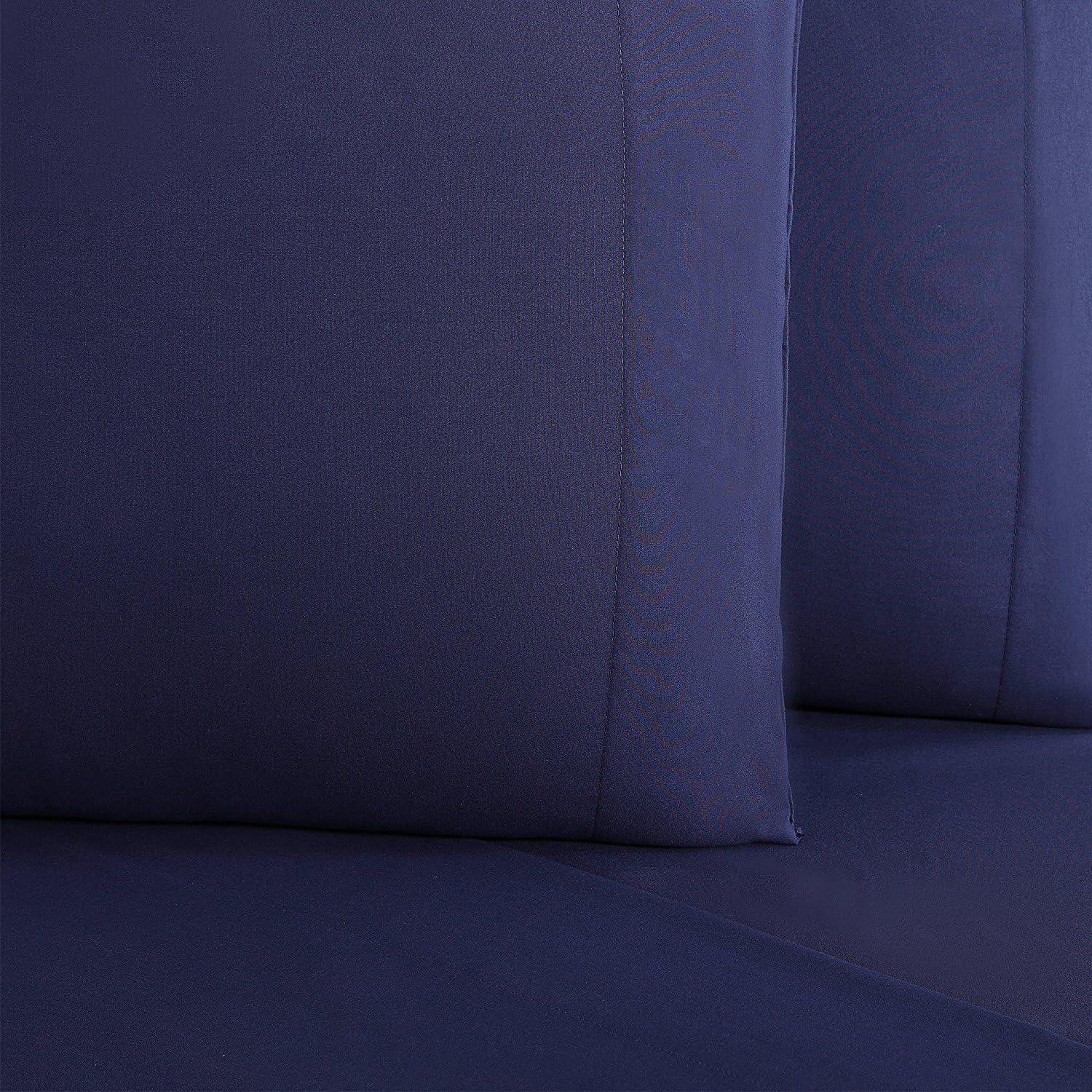 Truly Soft Everyday Brushed Microfiber Polyester 4-Piece Queen Sheet Set with Deep Pocket Fitted