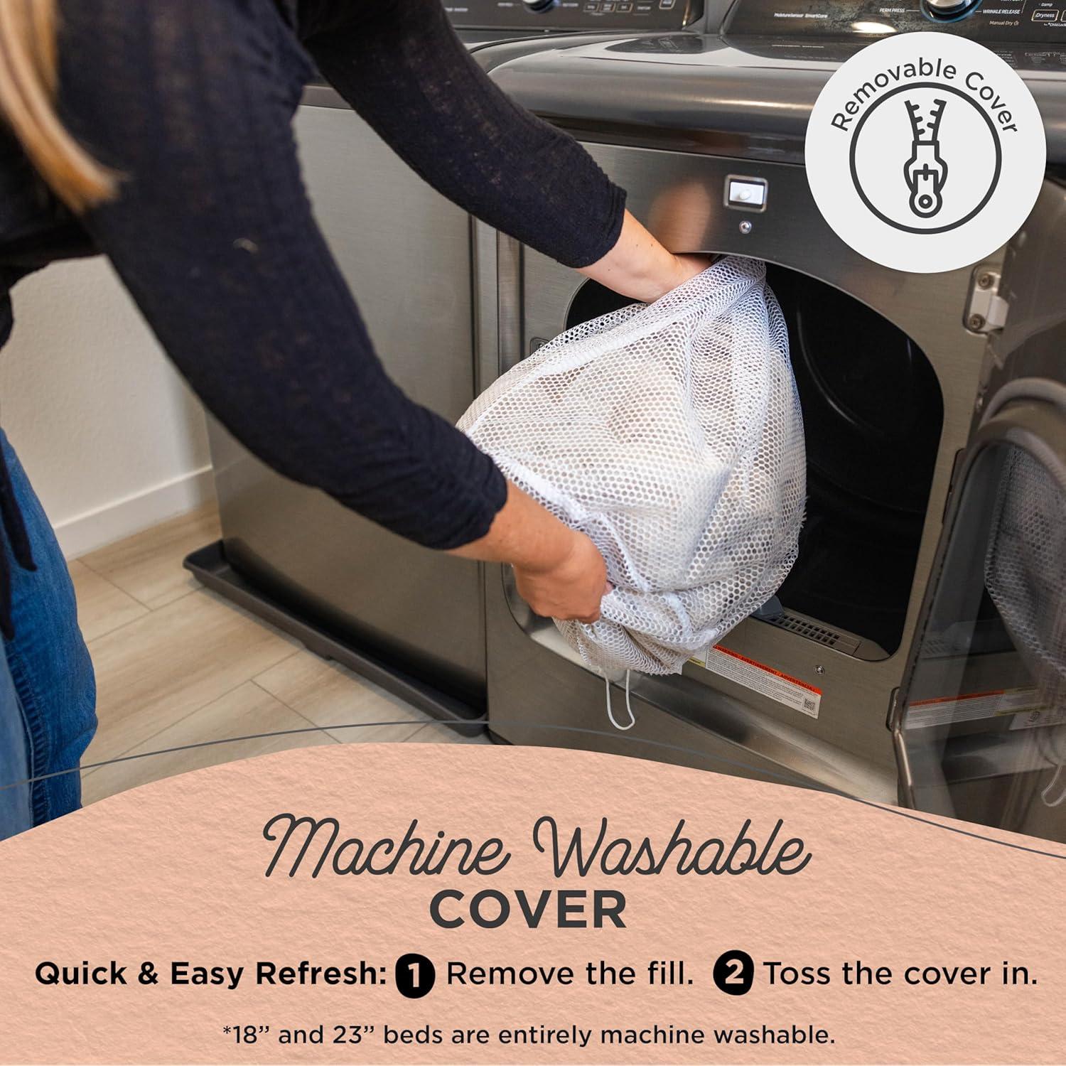 Best Friends By Sheri Best Friends by Sheri SnuggleSoft Faux Fur Memory Foam Calming Donut Bed