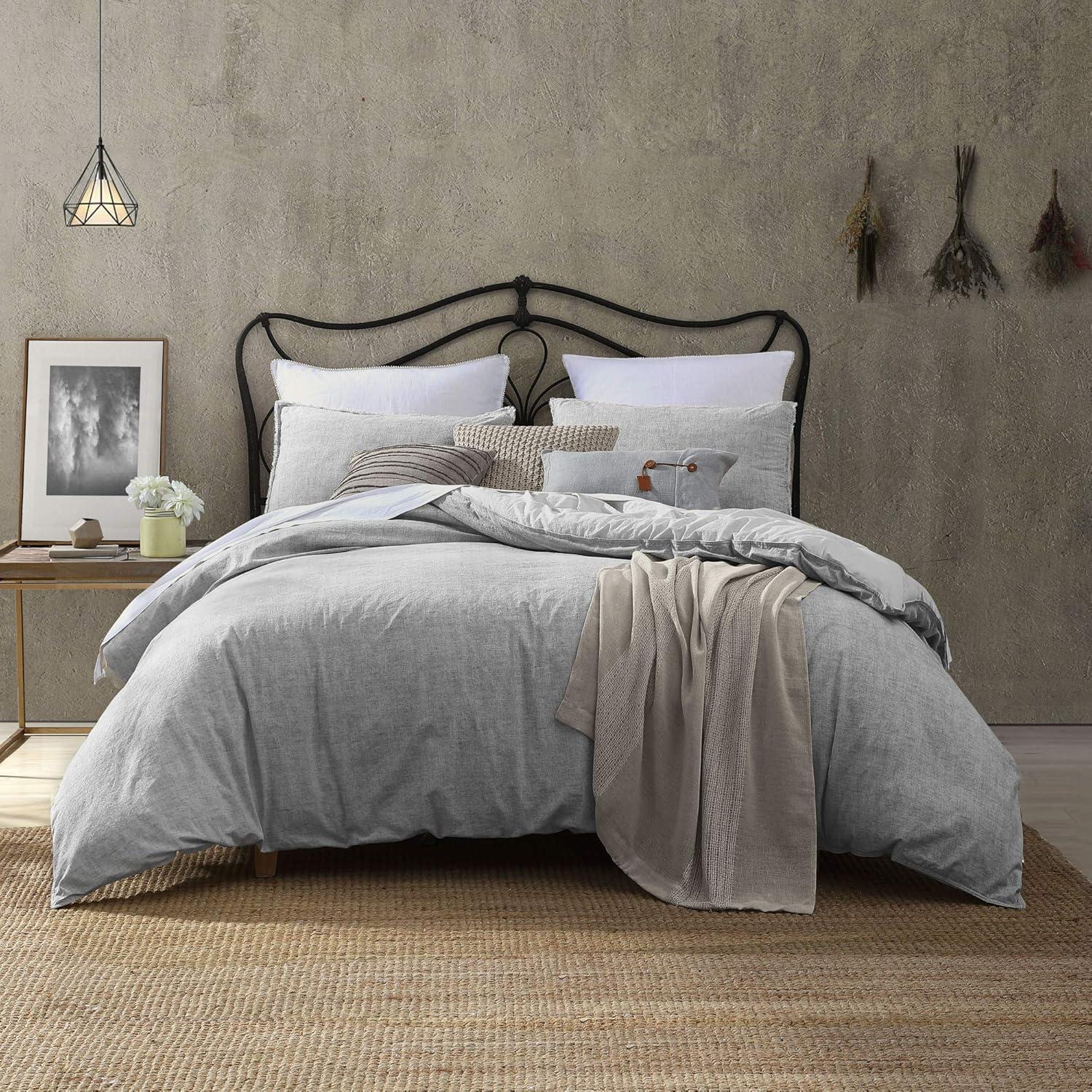 Brielle Home Callan Texture Printed Solid Comforter Set