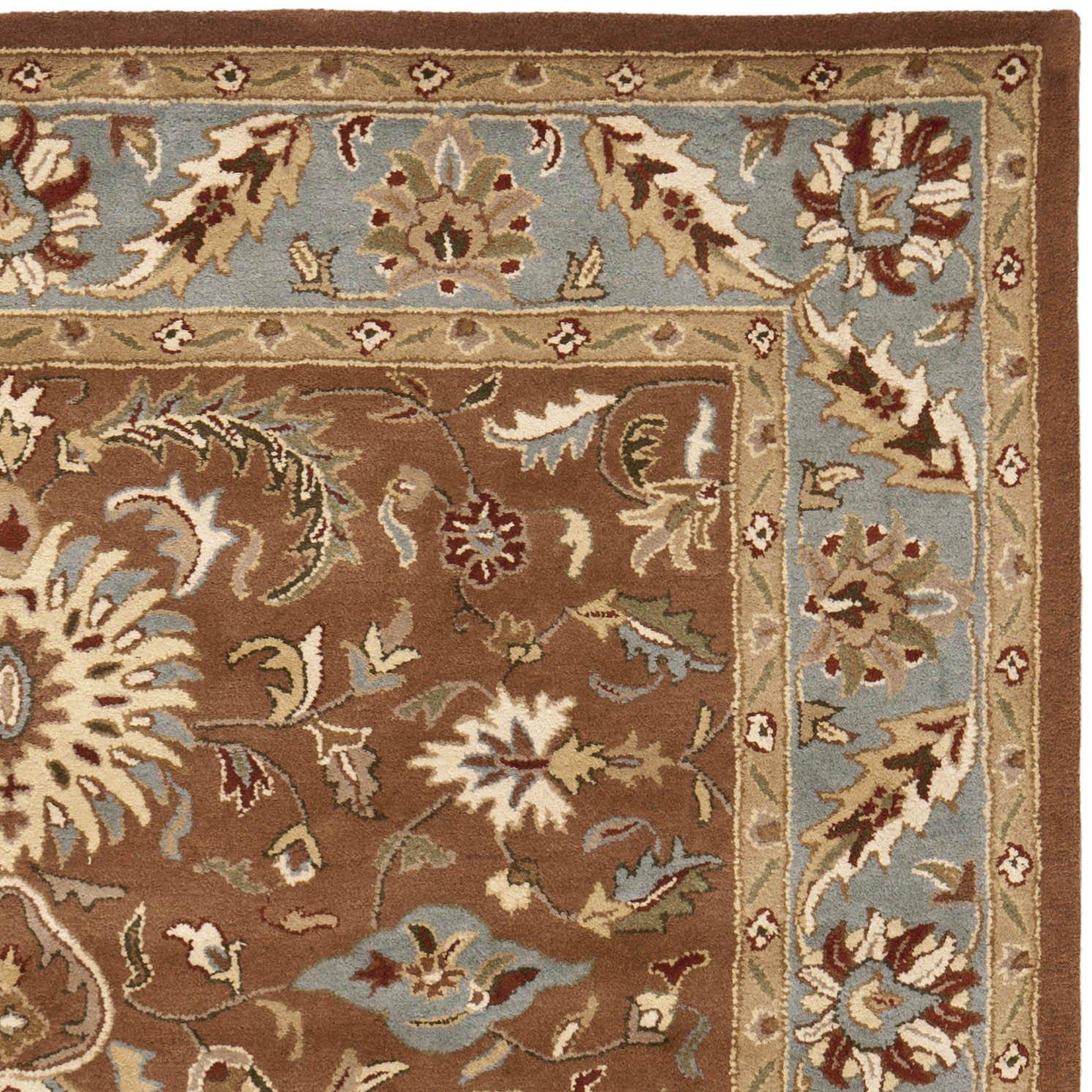 Heritage HG968 Handmade Area Rug - 8'3"x11' - Brown/Blue - Safavieh