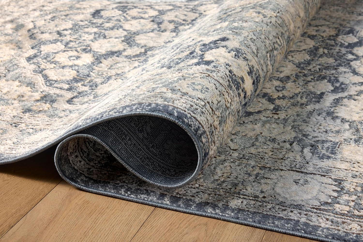 Loloi Teagan Denim / Mist 2'-8" x 4' Accent Rug