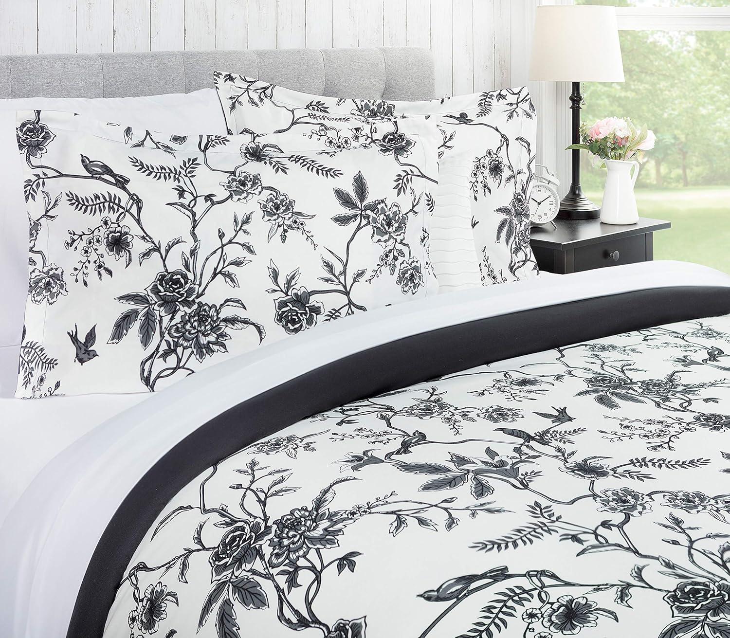 Chanasya French Toile Duvet Cover Set