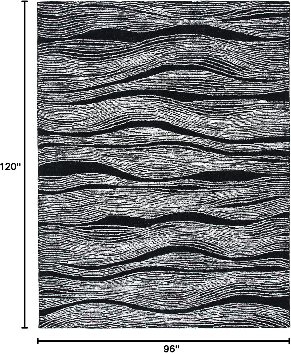 Metro MET995 Hand Tufted Indoor Area Rug - Blue/Ivory - 8'x10' - Safavieh