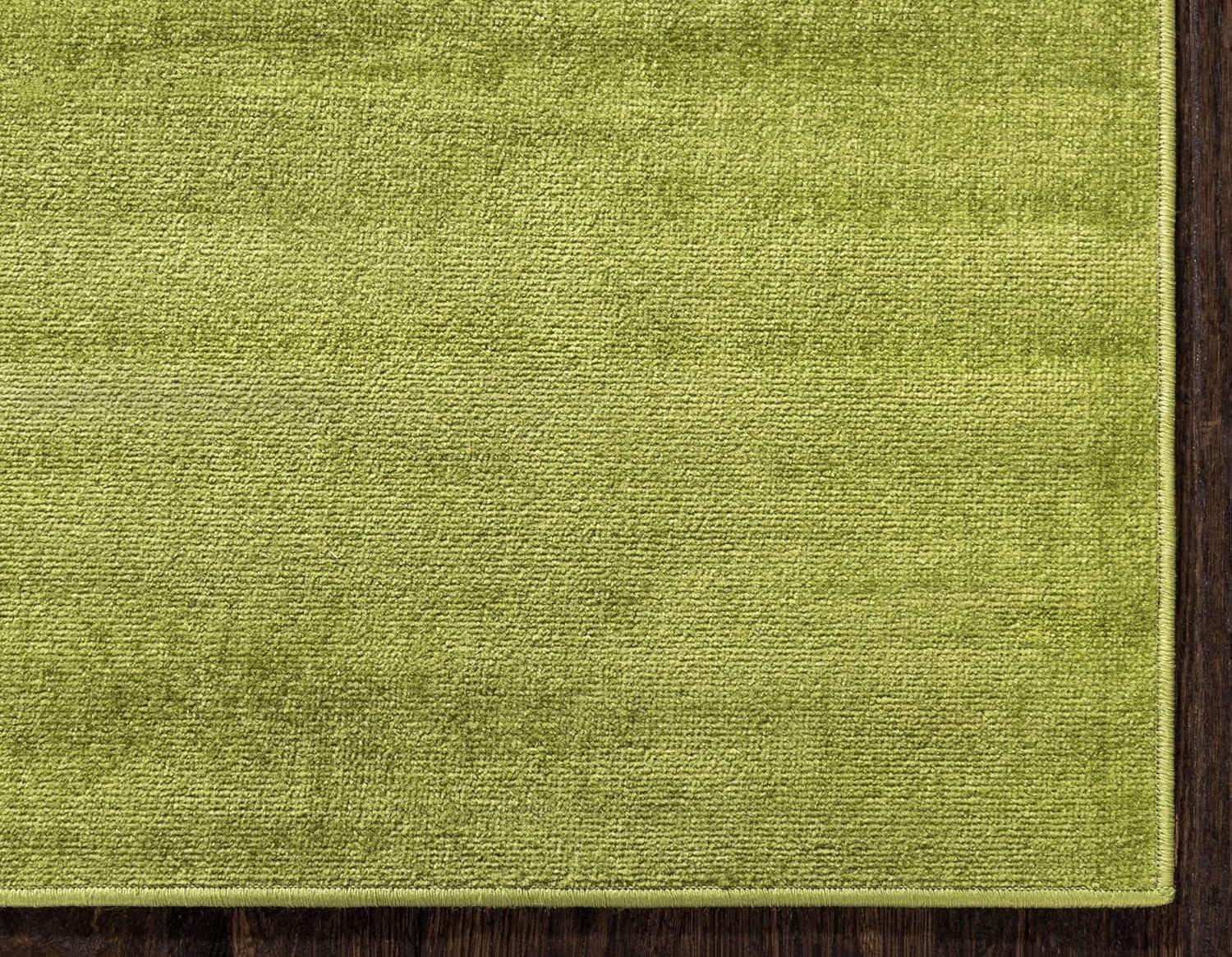 Unique Loom Williamsburg Collection Area Rug - Solid (5'  x 8' Rectangle Green)