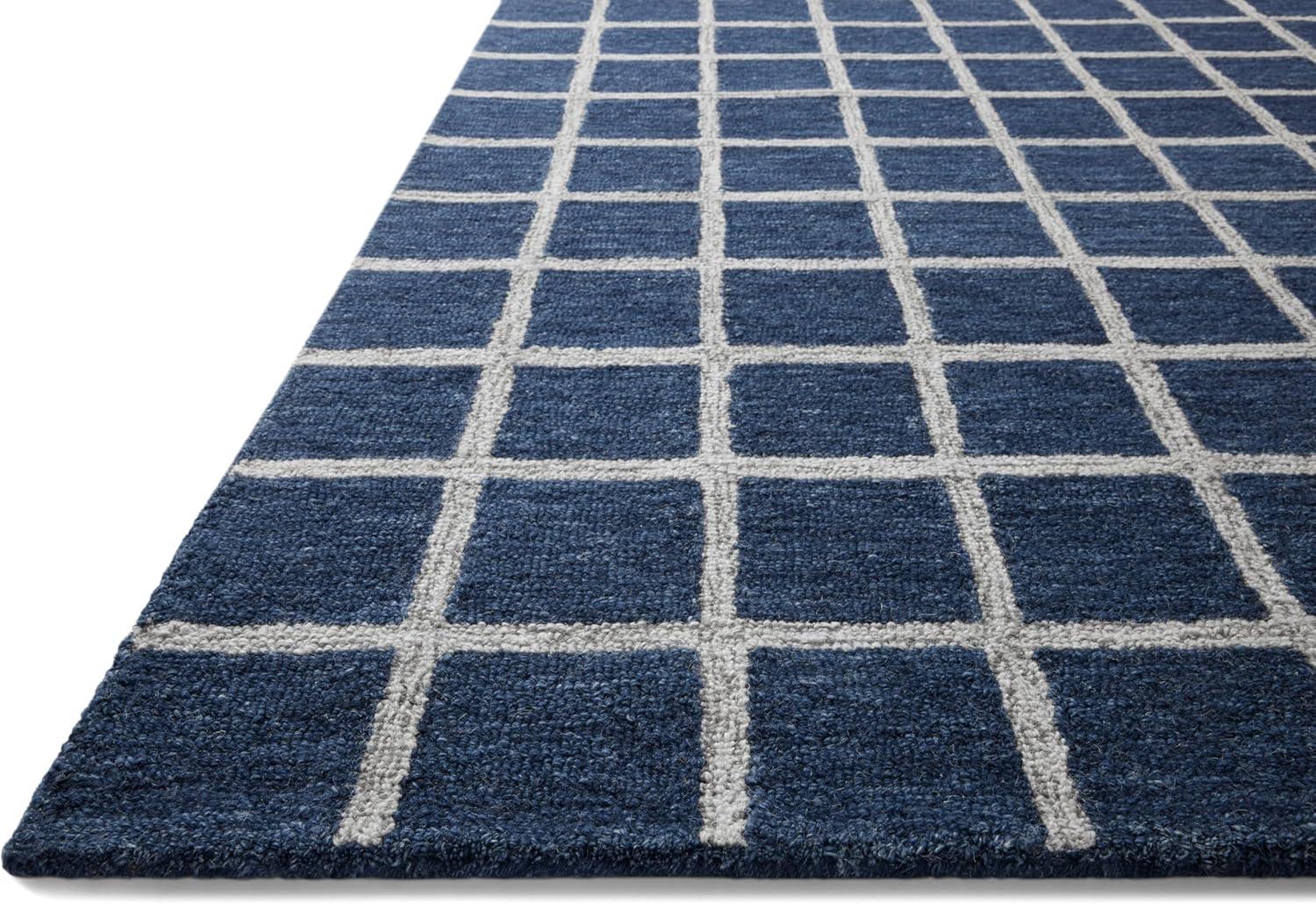 Chris Loves Julia x Loloi Polly Navy / Silver Area Rug