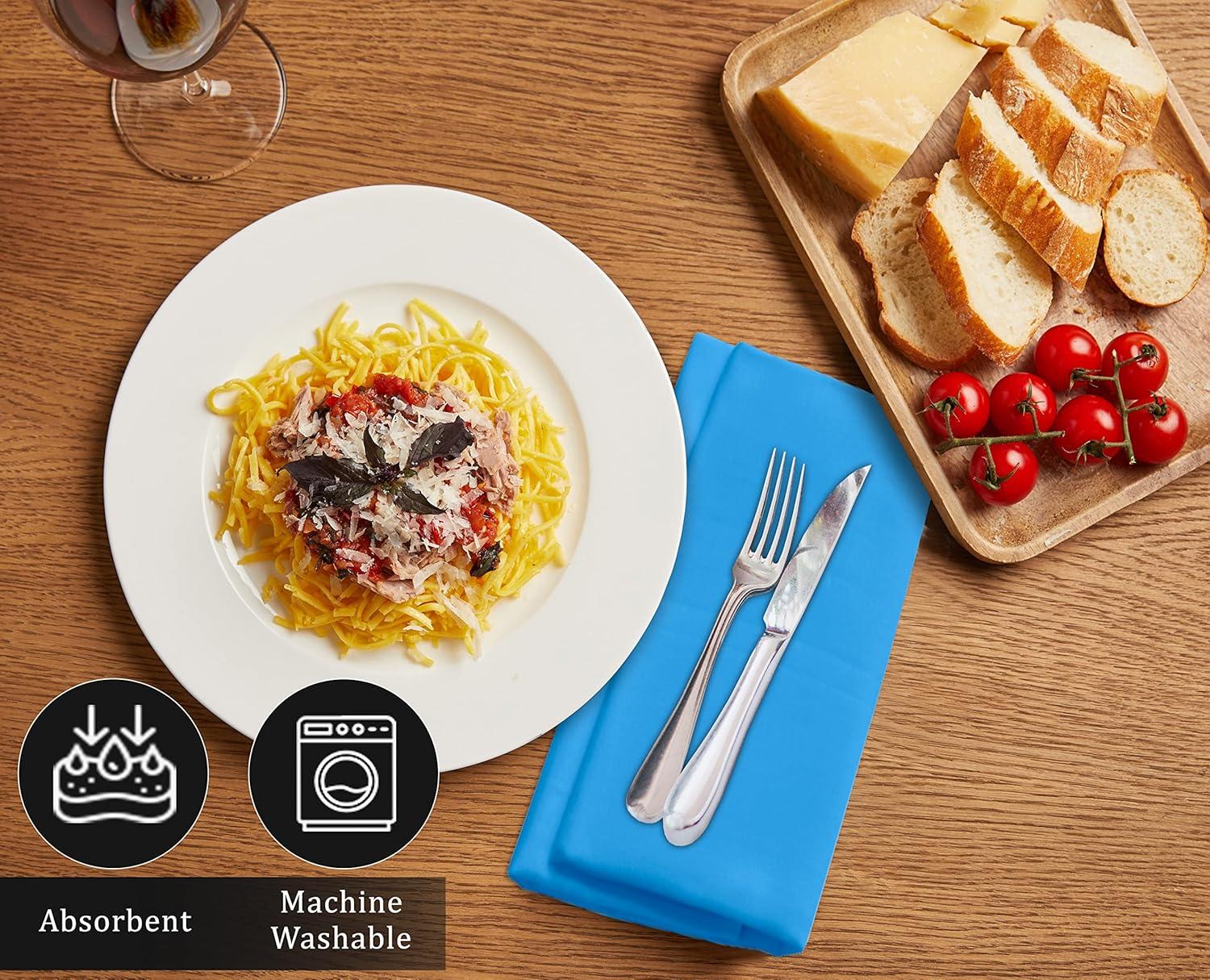 Poly Cotton Enrich Twill Cloth Napkins (Set of 12)