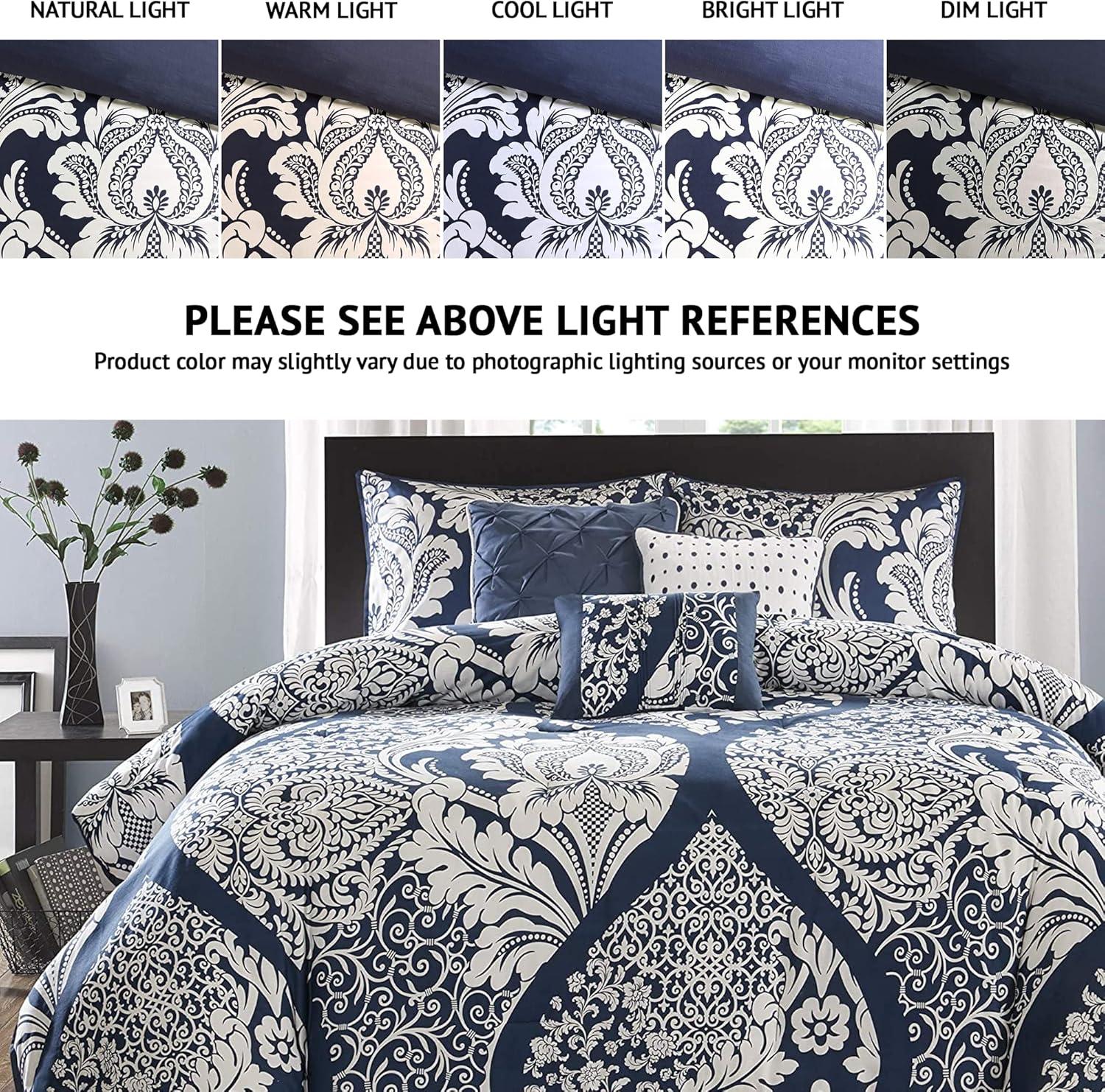 Vienna 7 Piece Cotton Printed Comforter Set