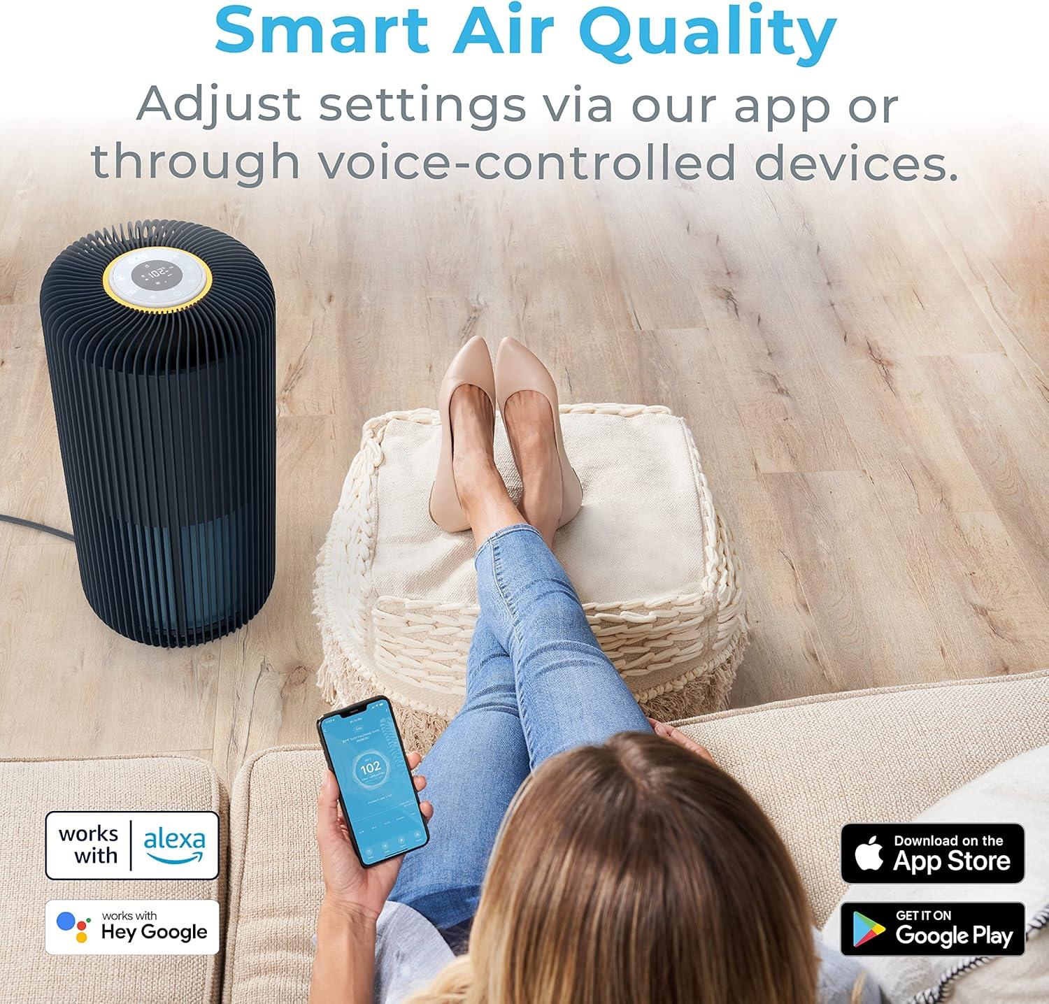 Pure Enrichment Pure Zone Turbo Smart True HEPA Air Purifier