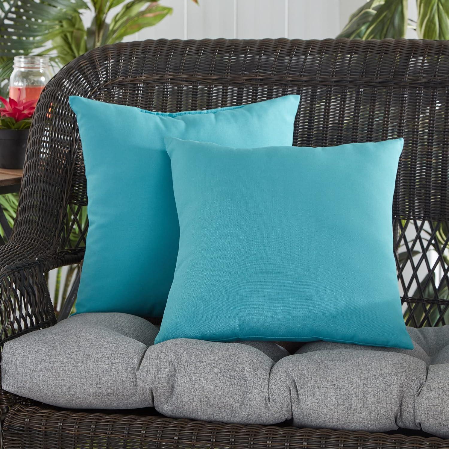 Indoor/Outdoor Reversible Throw Pillow