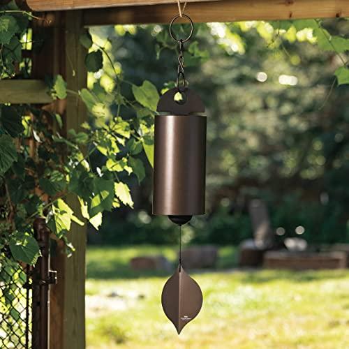 Antique Copper Heroic Windbell - Medium Handcrafted Garden Wind Chime