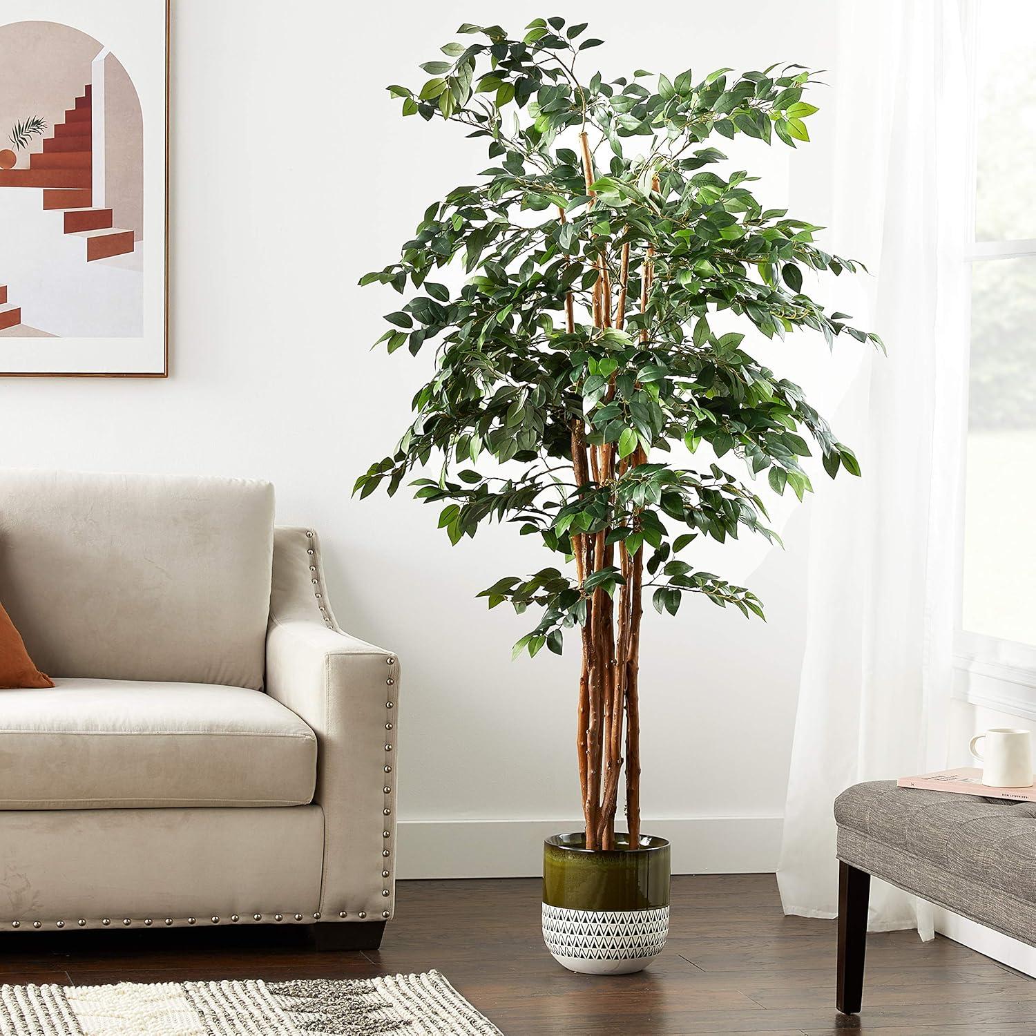 Nearly Natural 7-ft Sakaki Artificial Tree