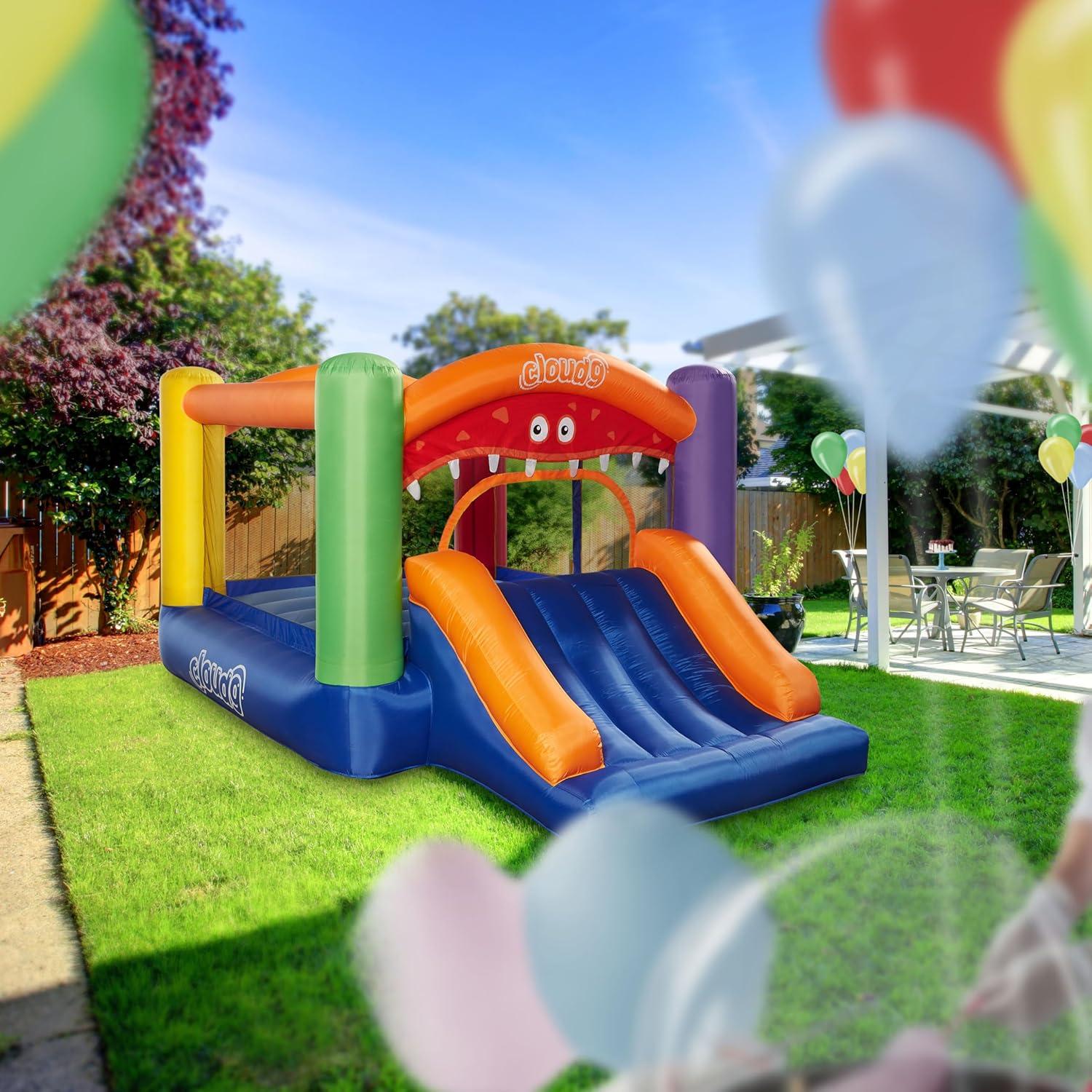 Cloud 9 Monster Bounce House - Inflatable Bouncer with Blower