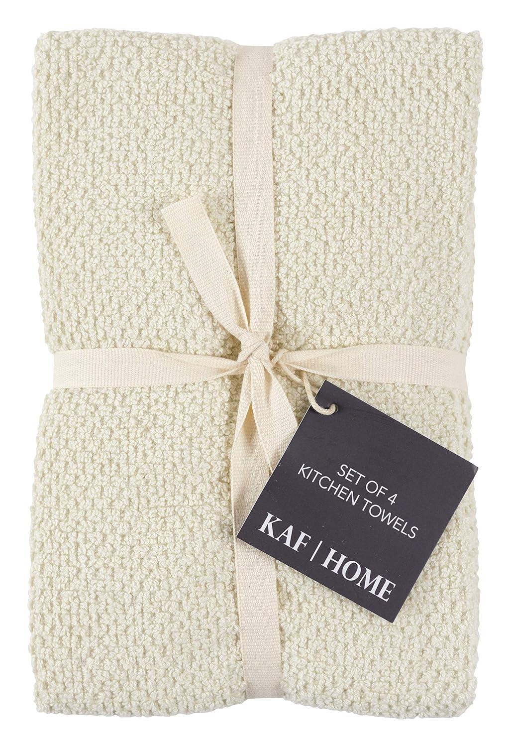 KAF Home Popcorn Terry Towels (Set of 4)