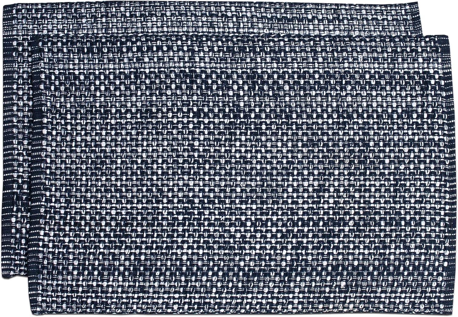 bed bath n more Trends Collection 100-percent Cotton Two-tone Placemats (2, 4 or 6) Eggshell Set of 6