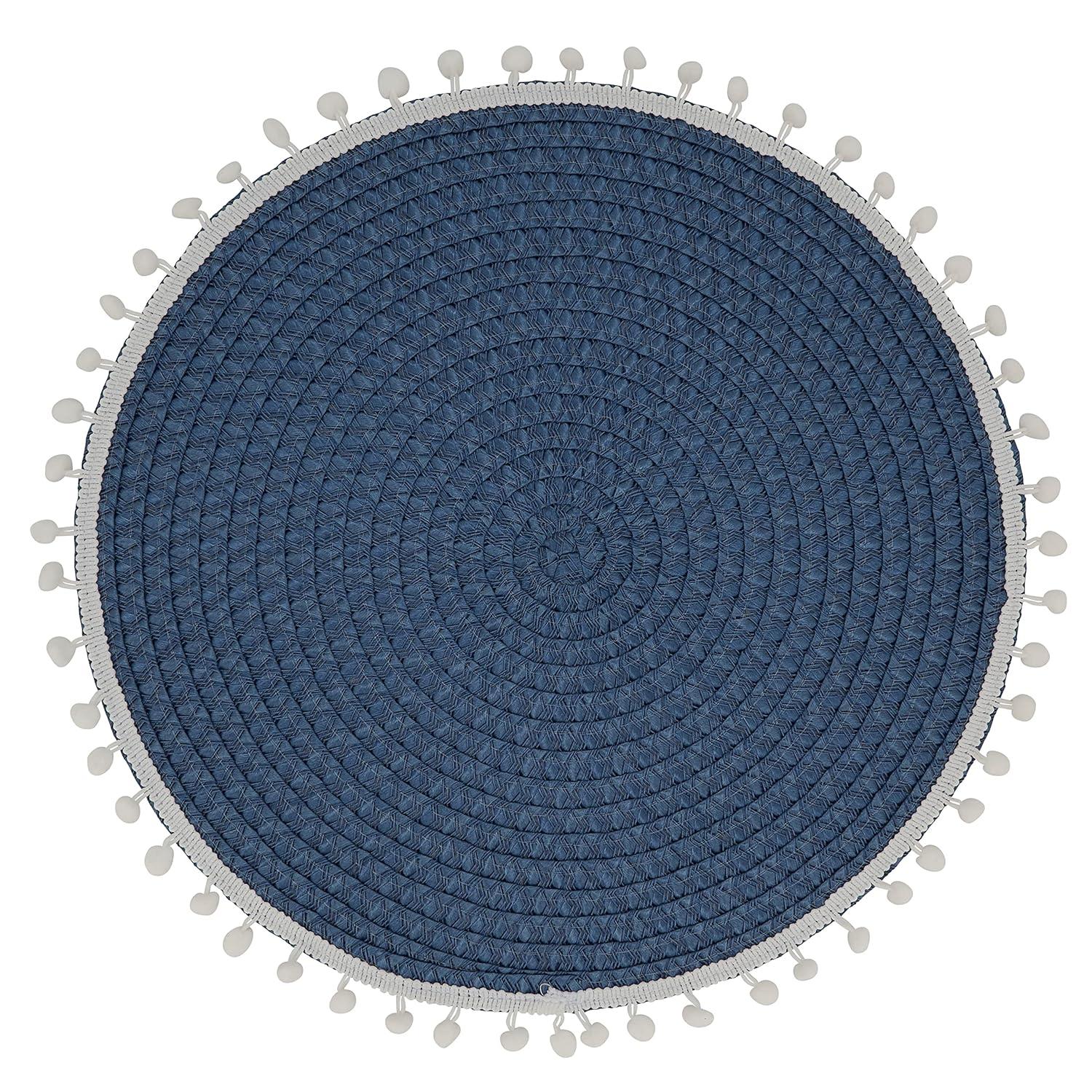 Dakota Fields Harding Brielle Pom Pom 15" Placemat (Set of 4)