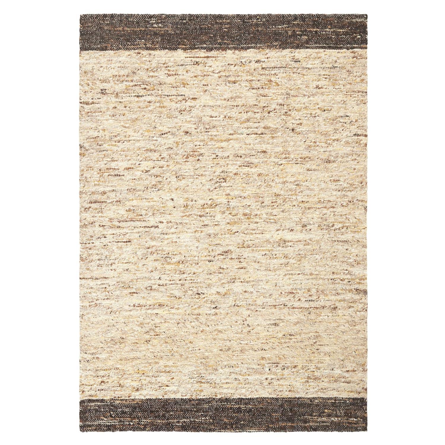 TOWN & COUNTRY Terra Montana Handcrafted Area Rug Beige/Dark Brown