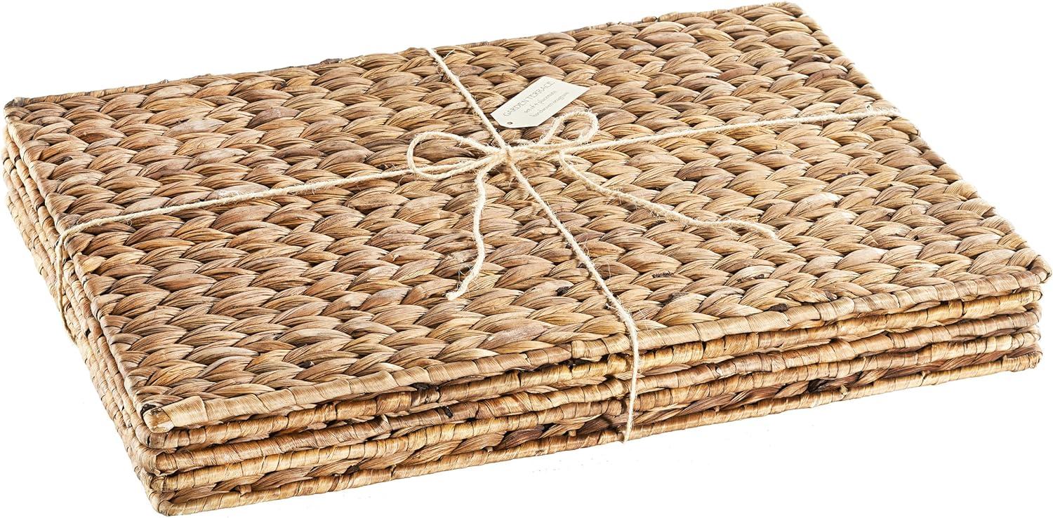 Natural Seagrass Rectangular Placemats Set of 4