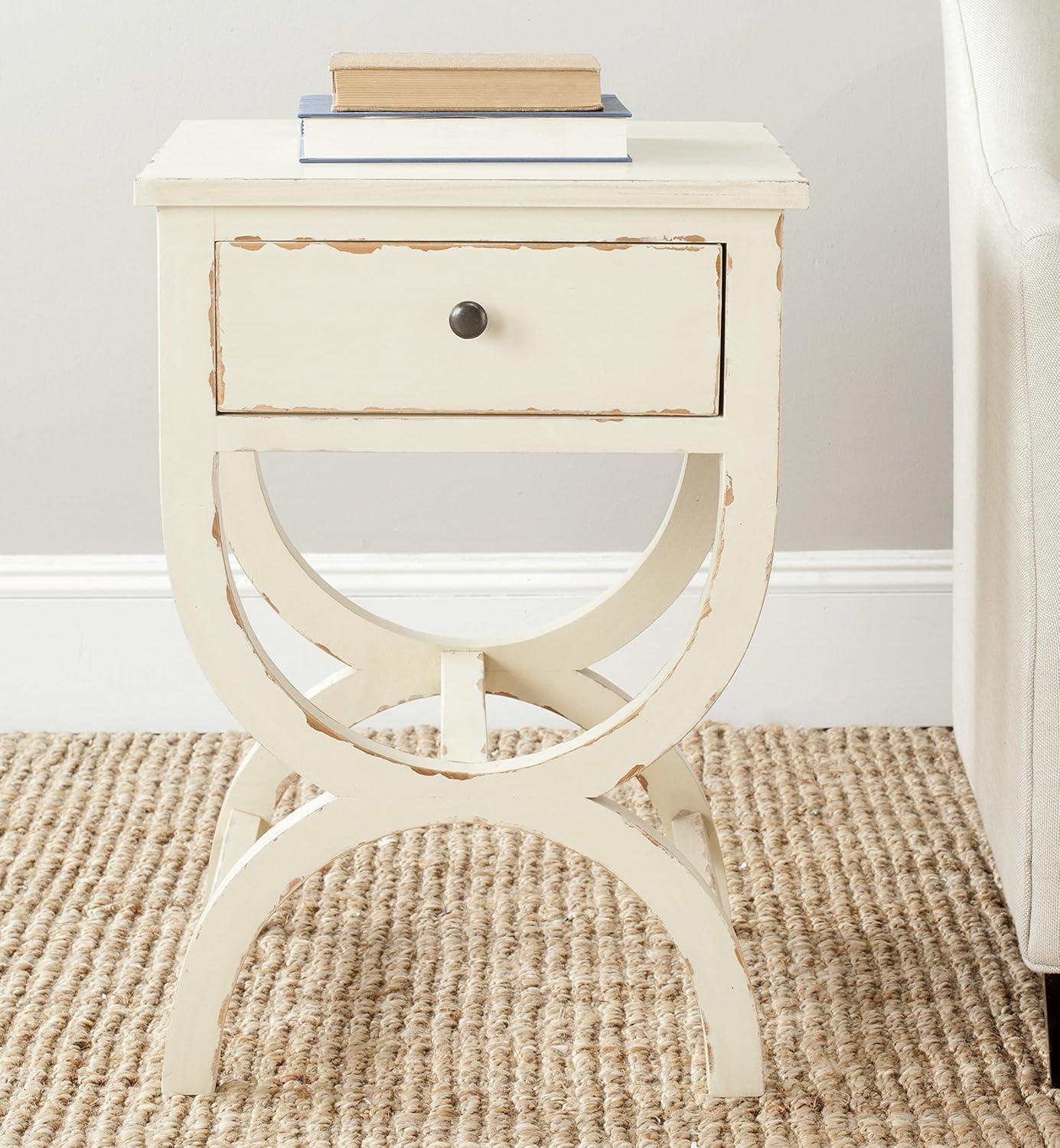 Floris End Table With Storage