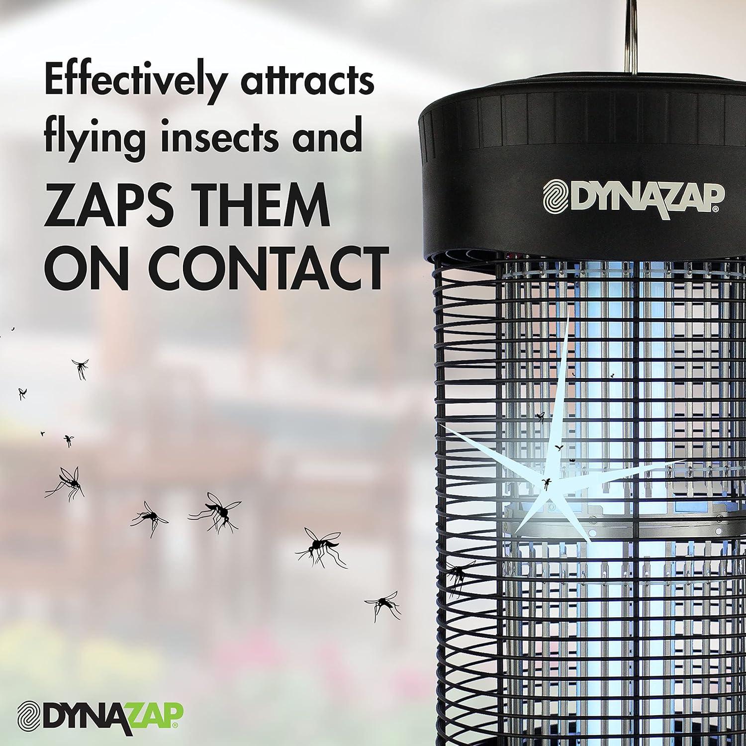 Dynazap Outdoor 1 Acre Flying Insect Light Bulb, Black