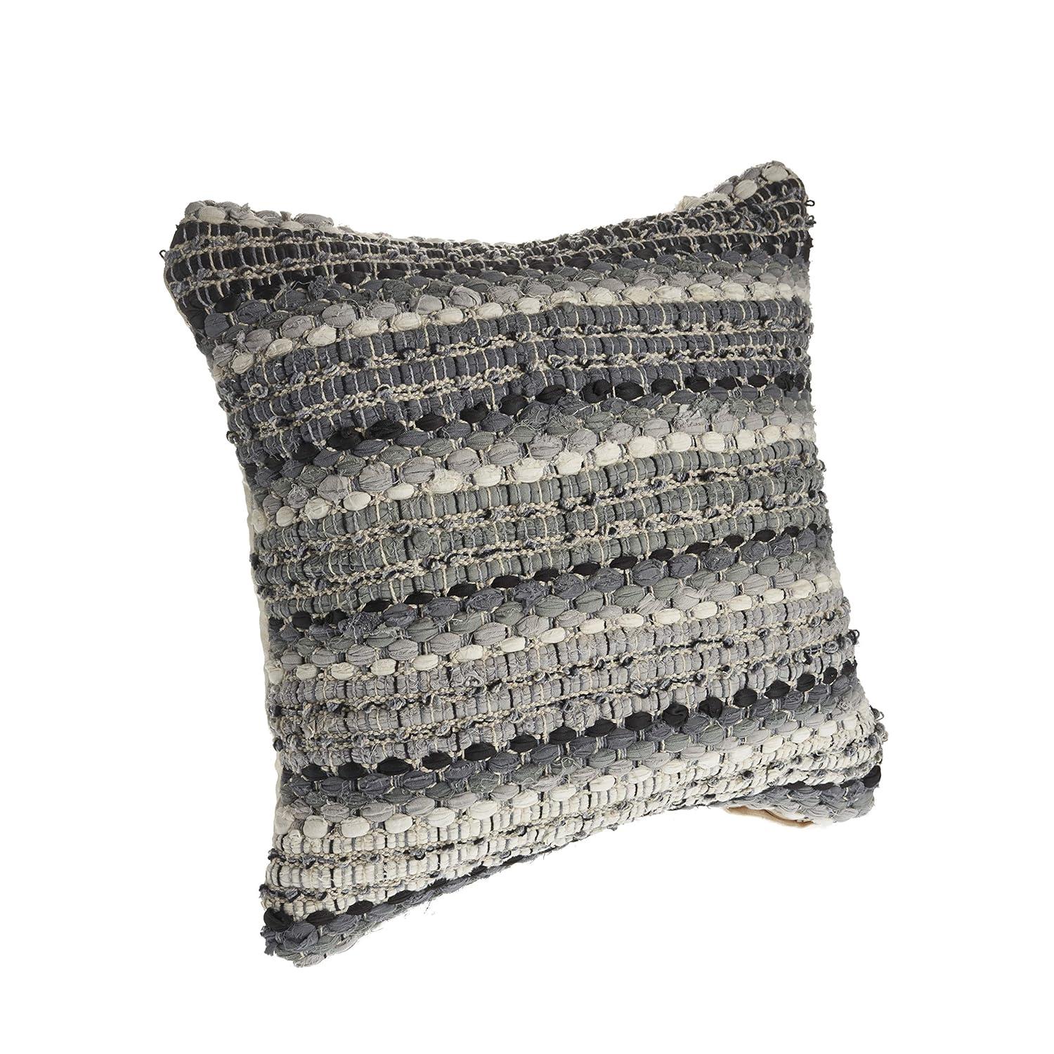 Rajani Home Chhavi Geometric Cotton Throw Pillow