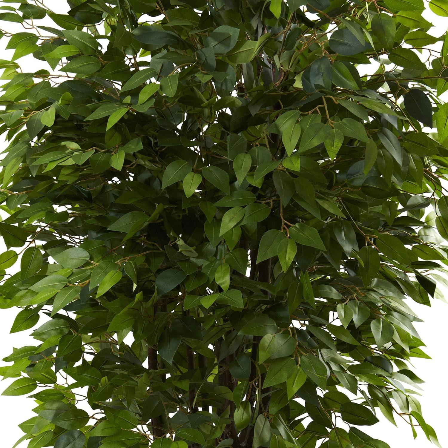 Nearly Natural 6.5' Deluxe Ficus Artificial Tree