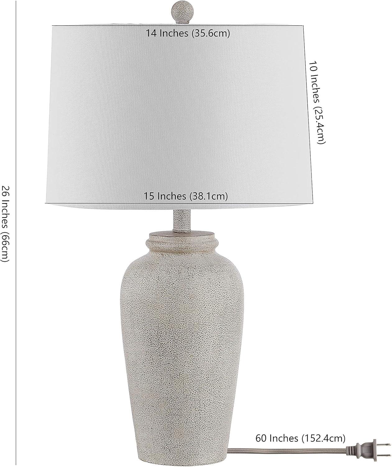 Sabrin Table Lamp - Antique White - Safavieh.