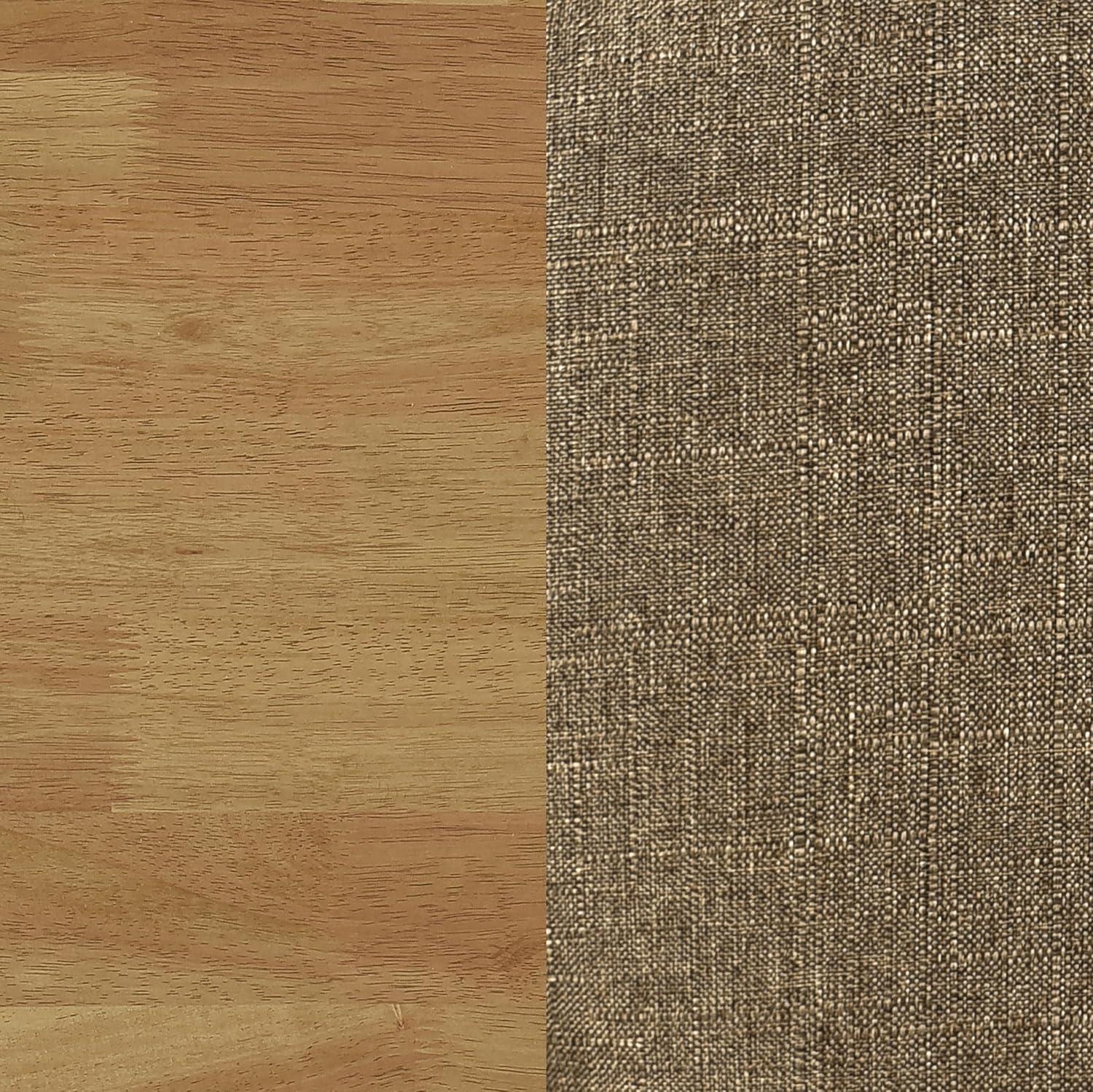 Coaster Elowen Dining Side Chair Light Walnut and Brown (Set of 2)