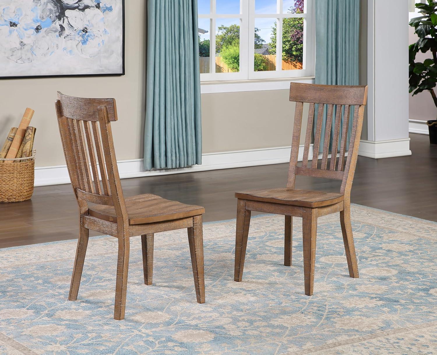 Steve Silver Riverdale Set of 2 Side Chair With Driftwood Finish RV500S