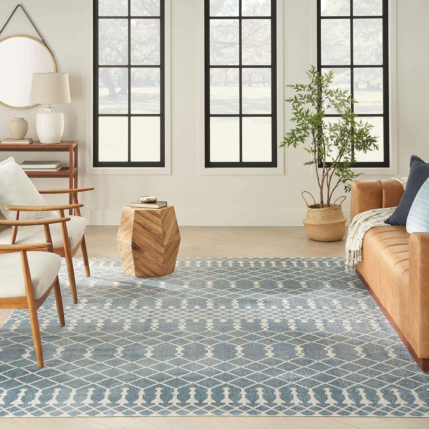 Nourison Washable Astra Bohemian Indoor Flatweave Area Rug